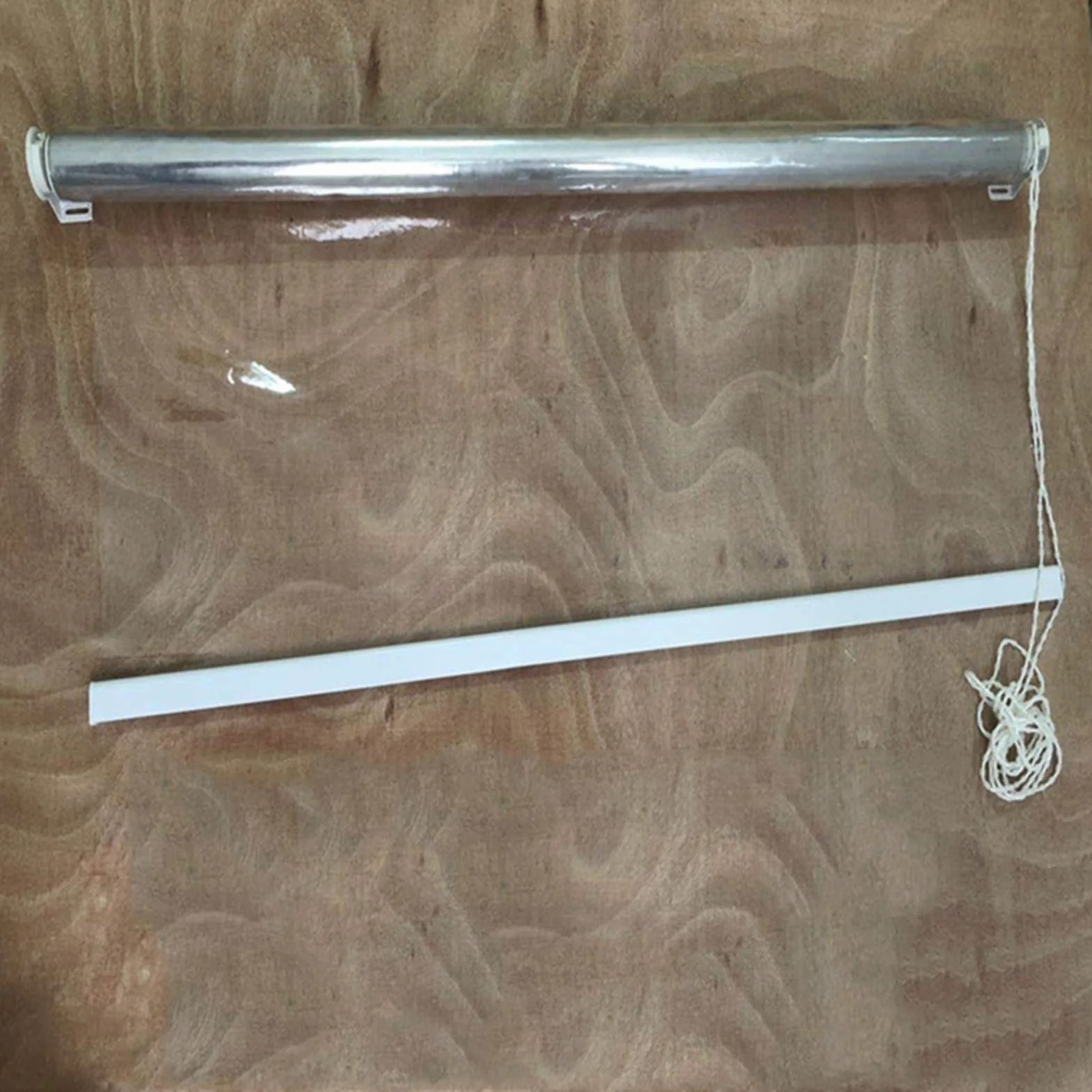 Rolety wodoodporne przezroczyste rolety, 75 cm/95 cm/115 cm/135 cm szerokości balkonu przezroczysta plastikowa zasłona na zewnątrz / ganek/garażu/kuchni (rozmiar: 75 cm x 140 cm)