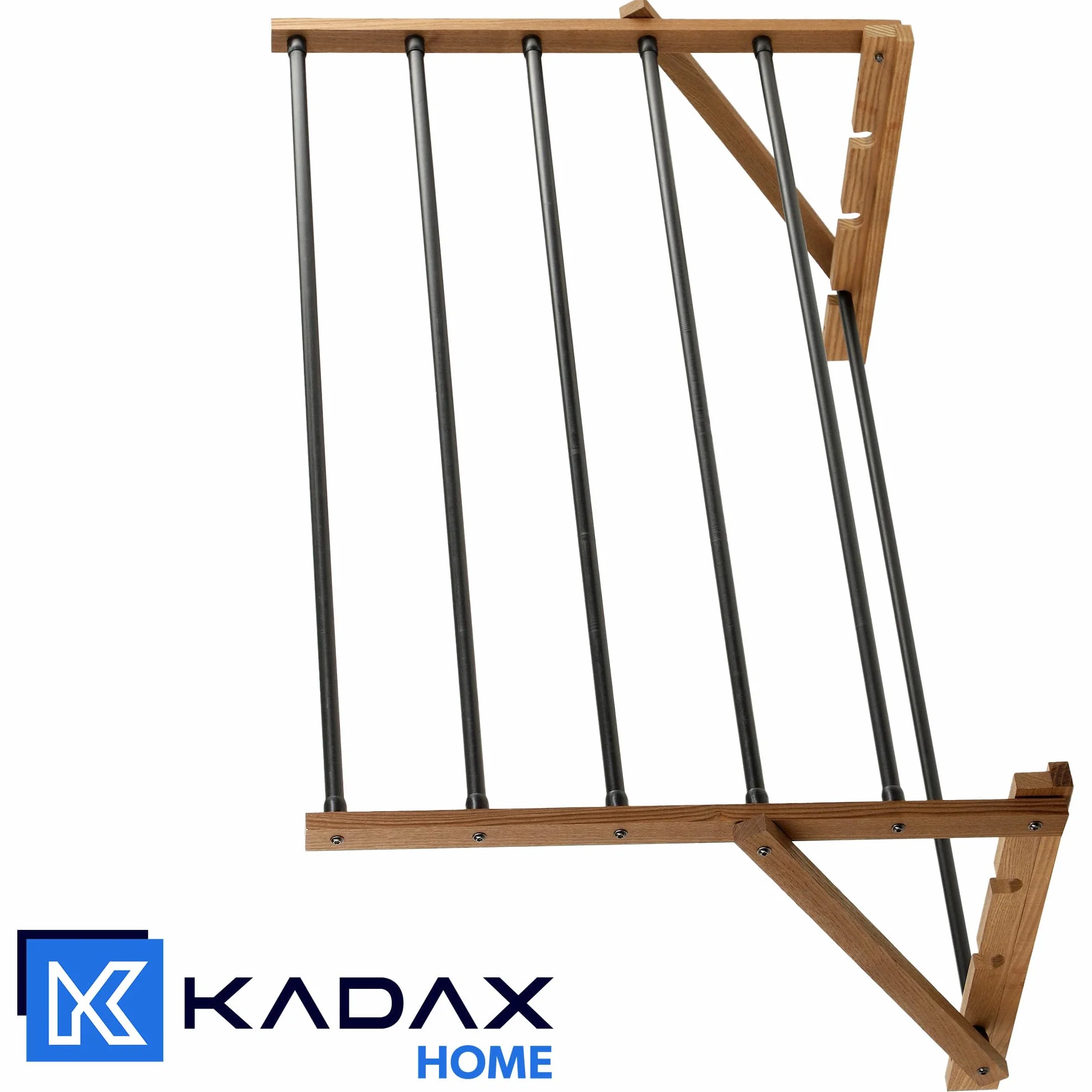KADAX Suszarka na pranie wieżowa 85x39.5cm Oszczędza miejsce po złożeniu, stabilna konstrukcja i pewne oparcie, do mieszkania, na balkon i taras