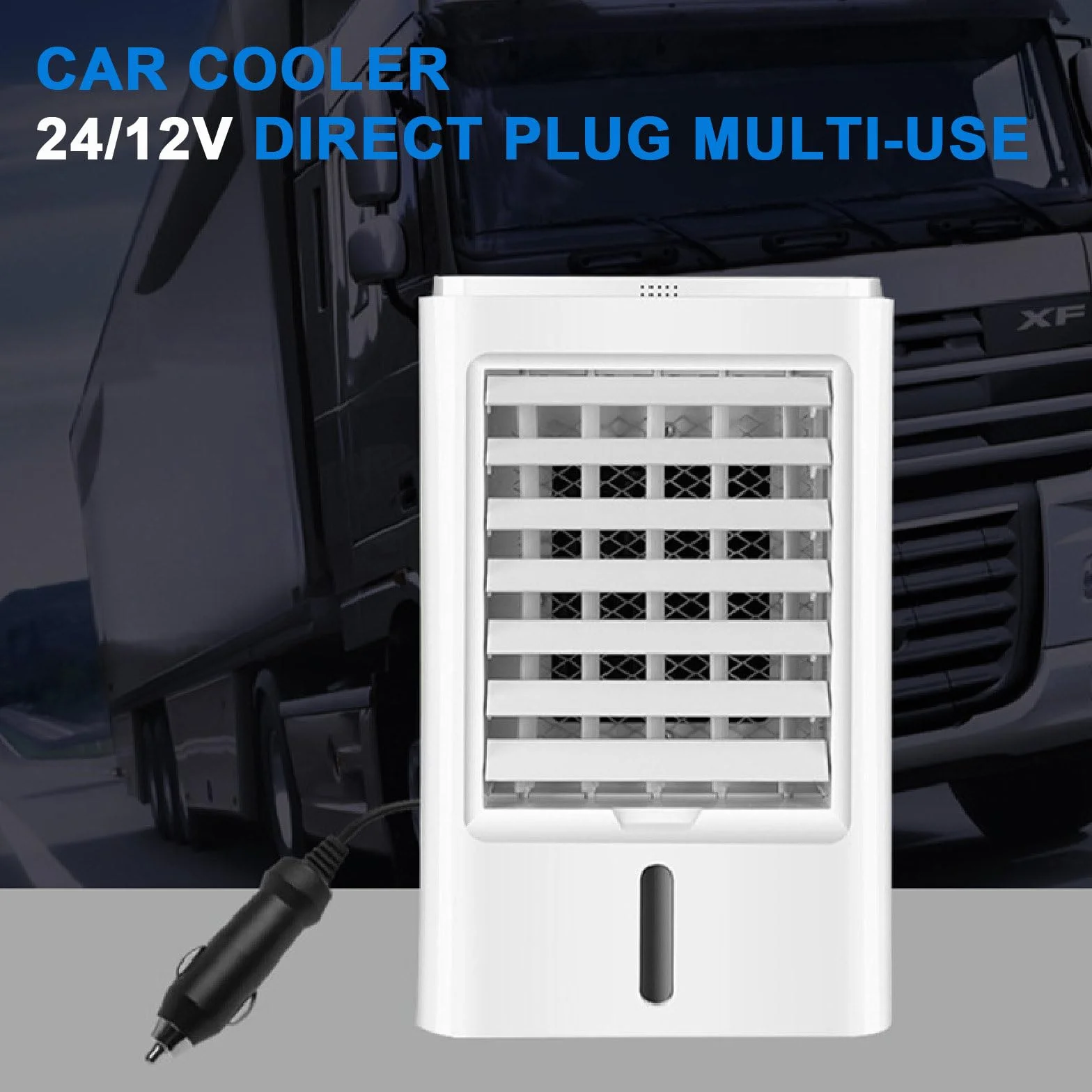 Mini Rv Klimatyzator,Przenośny Wentylator Klimatyzatora,Chłodnica Parowa Powietrza Z 3 Prędkościami Wiatru I Timerem 1/2/4 Godzinowym,Wentylator Chłodzący Do Ciężarówki Kamper Van 12v