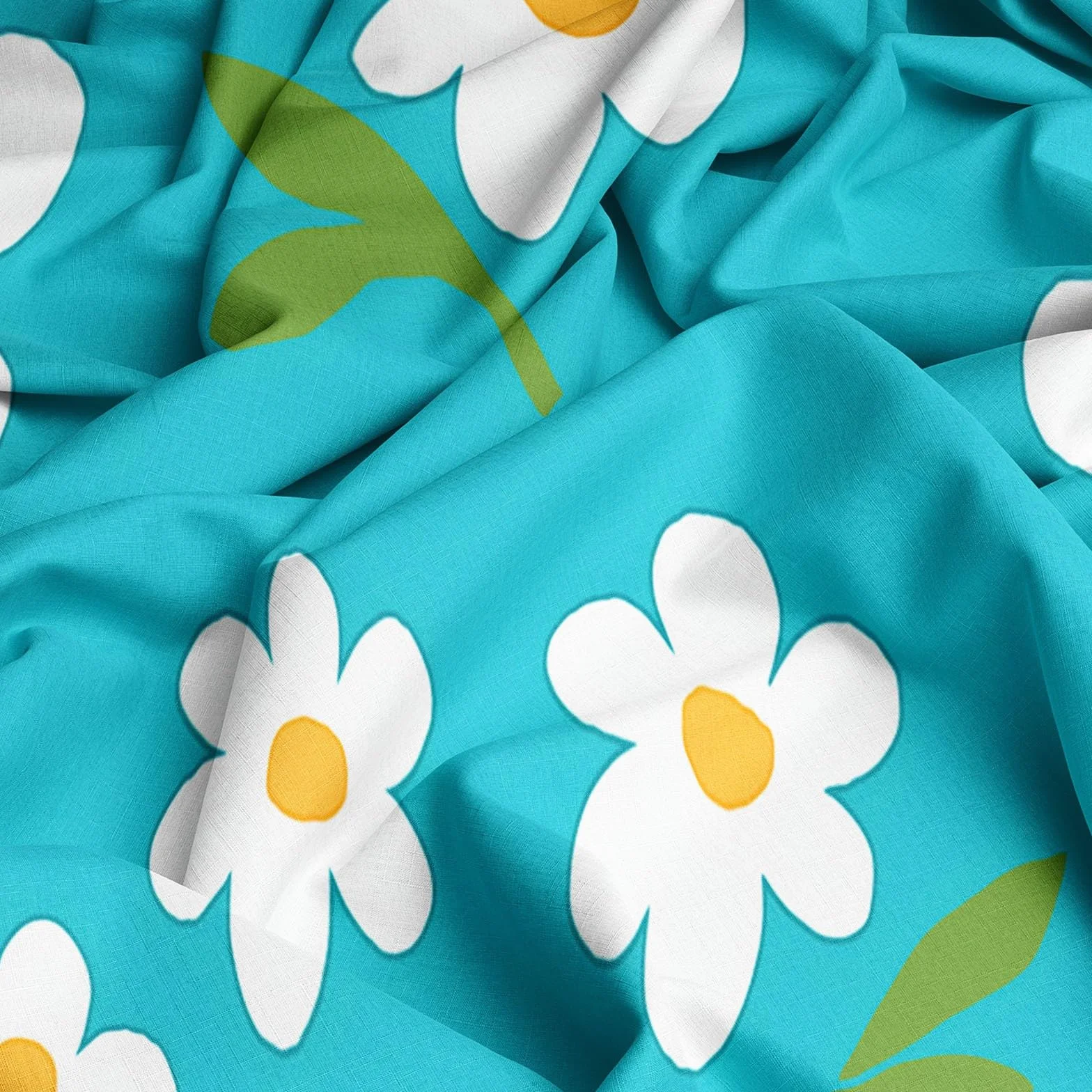 Zestaw pościeli Daisiespatterns miękki nadruk zestaw pościeli szczotkowana mikrofibra poszewka na kołdrę z poszewkami na poduszki 260 x 220 cm prezenty dla mamy sypialnia dekoracja biały niebieski