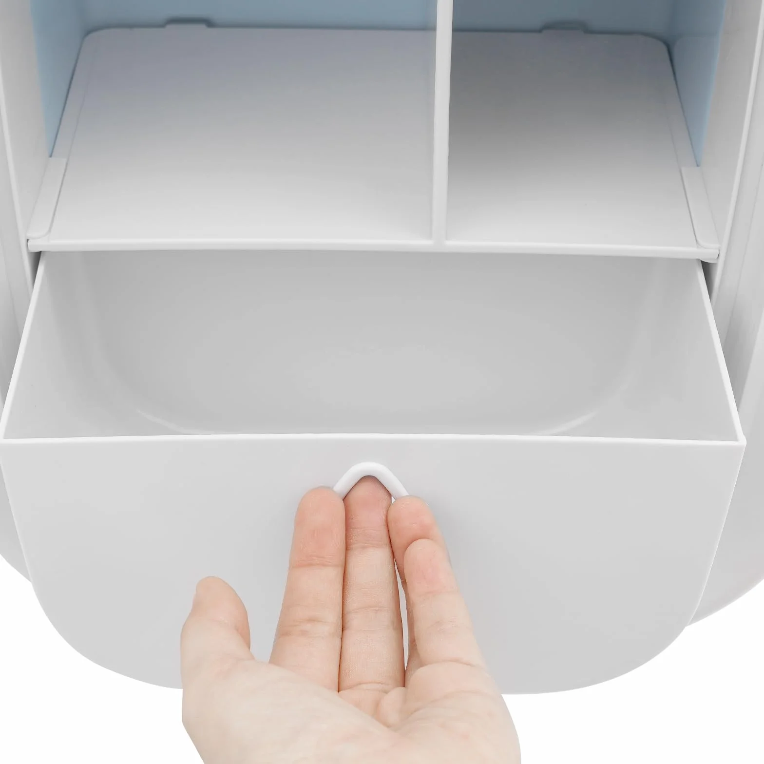 Mini lodówka na kosmetyki, 12 litrów, mała lodówka Skincare Fridge, do przechowywania kosmetyków, kompaktowa lodówka do makijażu, szminka (biała)