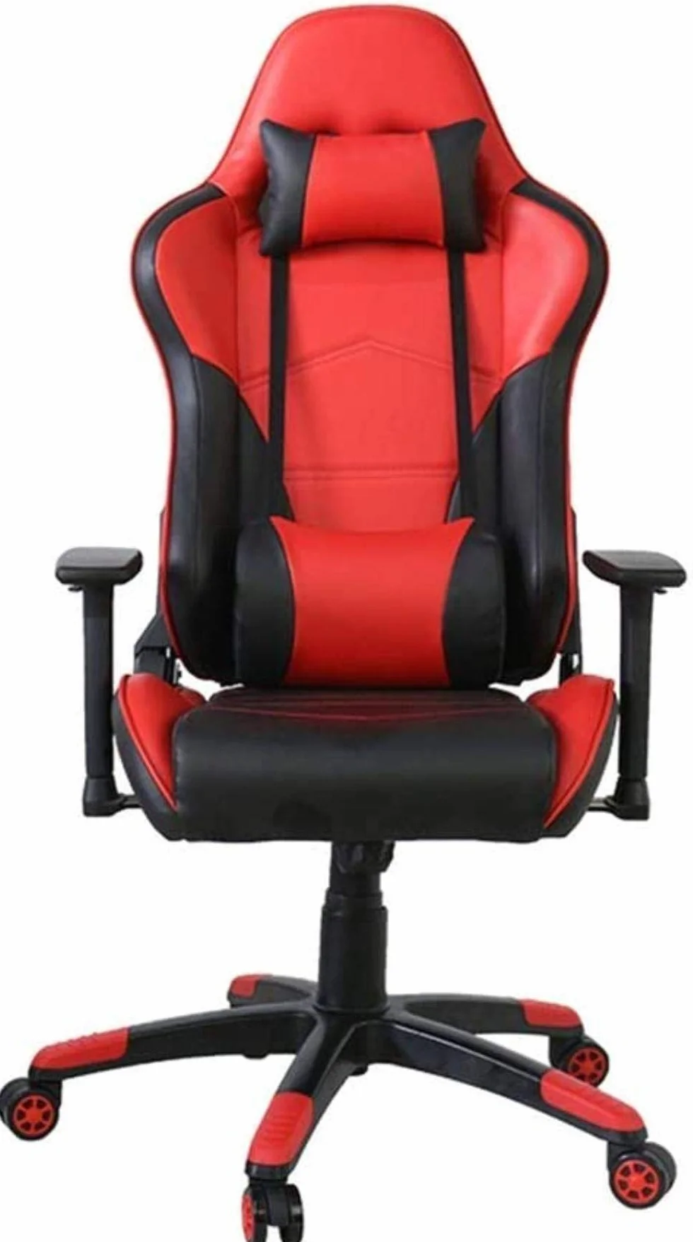 Fotel biurowy Fotel do gier Ciężkie krzesła komputerowe Wysokie oparcie Fotel wyścigowy Obrót o 360° z podnoszeniem Ergonomiczna poduszka pod szyję dla kadry kierowniczej Dodatkowa poduszka Wytrzymał