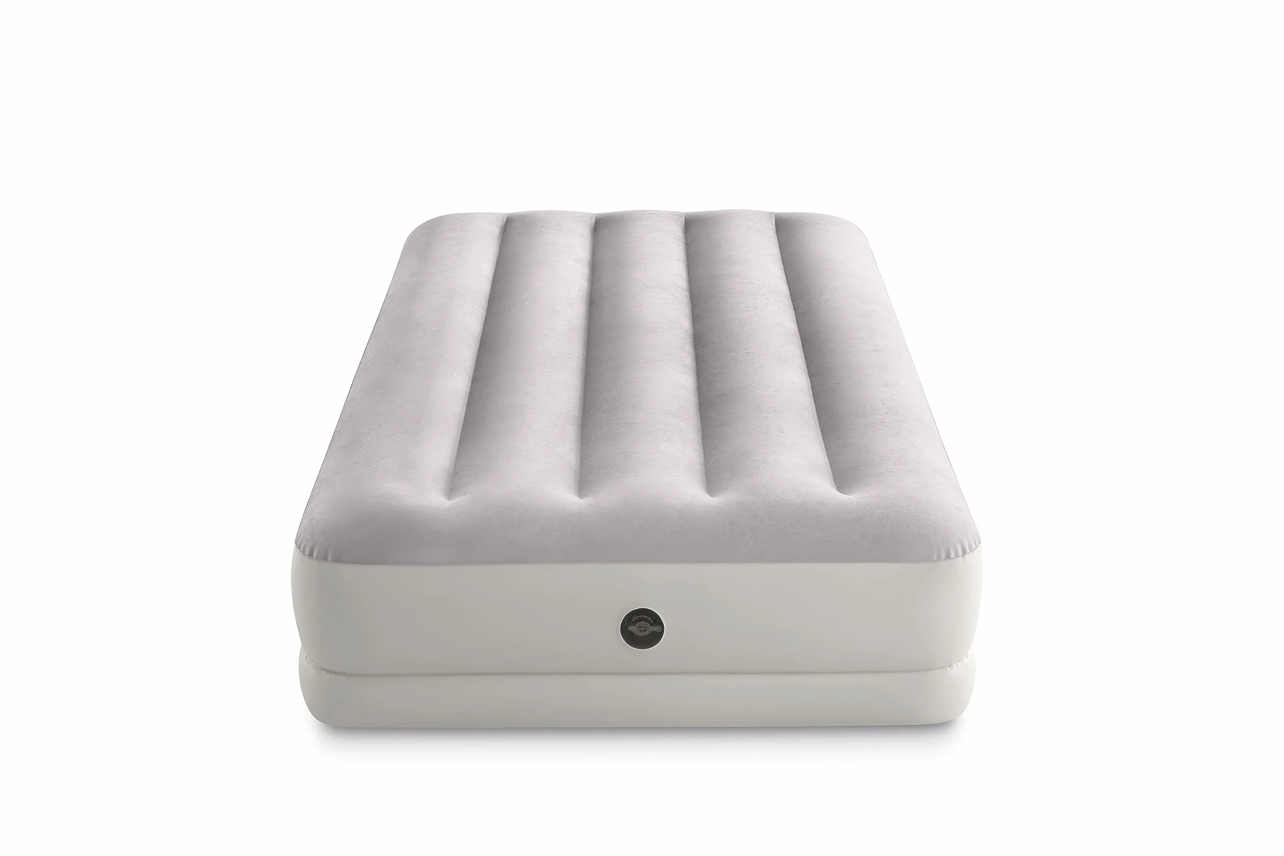 Intex Dura-Beam Prestige Mid-Rise Łóżko Nadmuchiwane, Szary, 99 cm x 1,91 m x 30 cm