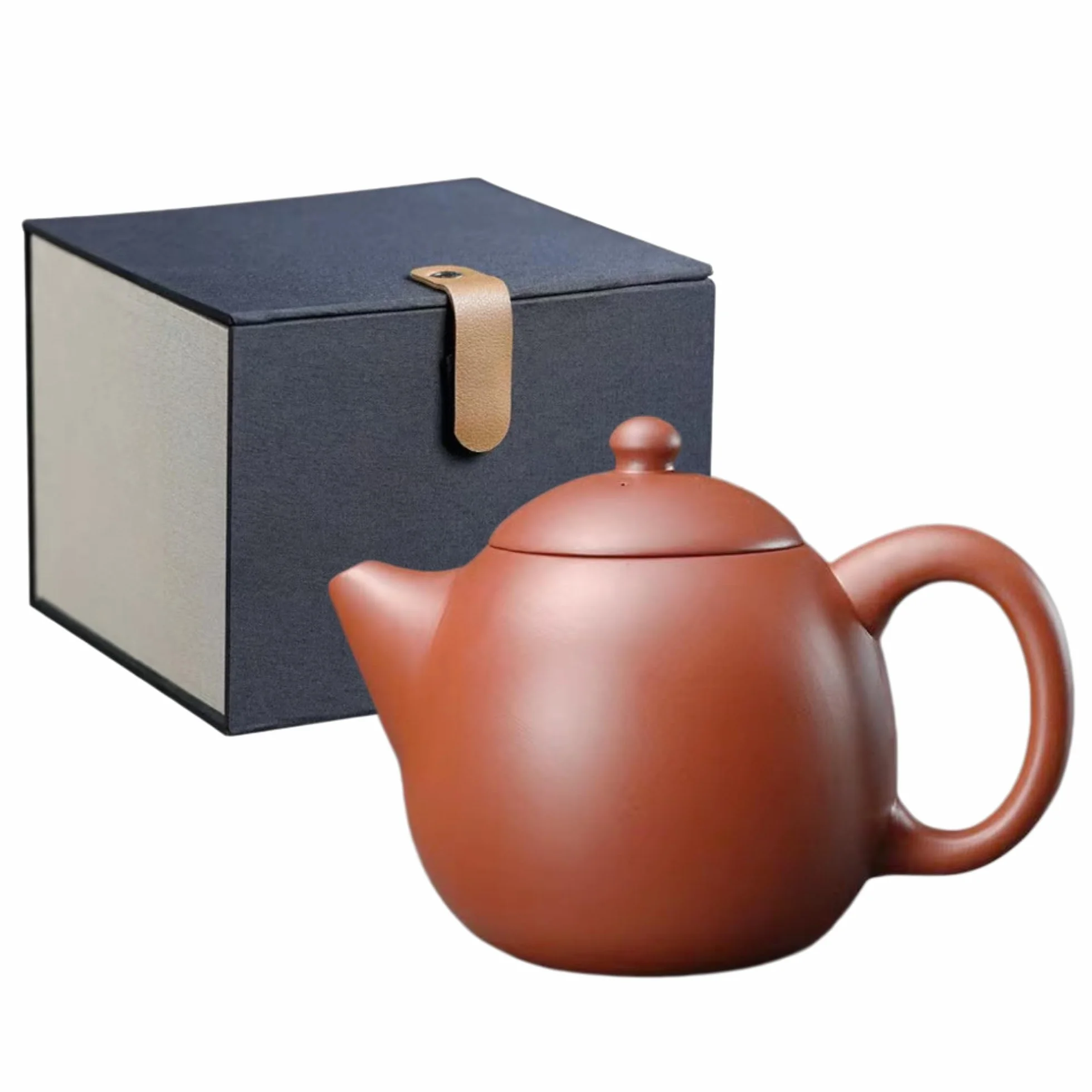 Czajnik Yixing Zisha Chińska Glina Styl Kung Fu 300ml | Czajnik z gliny Chińska, z pudełkiem podarunkowym, do herbaty luzem, Herbata Pu’er, Da Hong Pao, miłośnicy herbaty