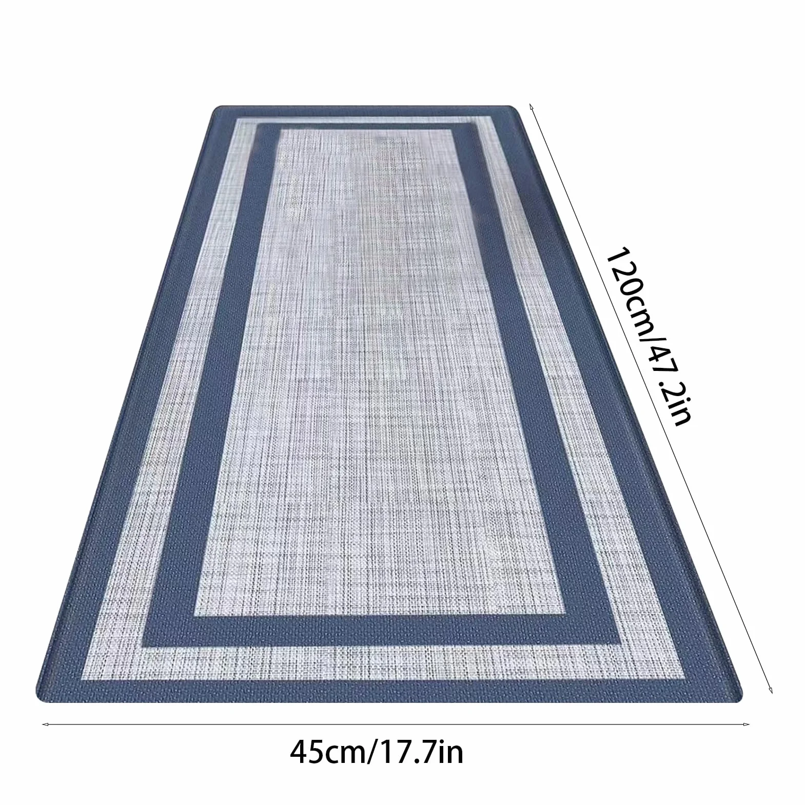 Kitchen Mats For Floor, Non-Slip Absorbent Livingroom Rugs, Oil-Proof Soft Standing Mats, Waterproof Washable Carpet For Home & Kitchen, 45x120cm/17.72x47.24 Inches