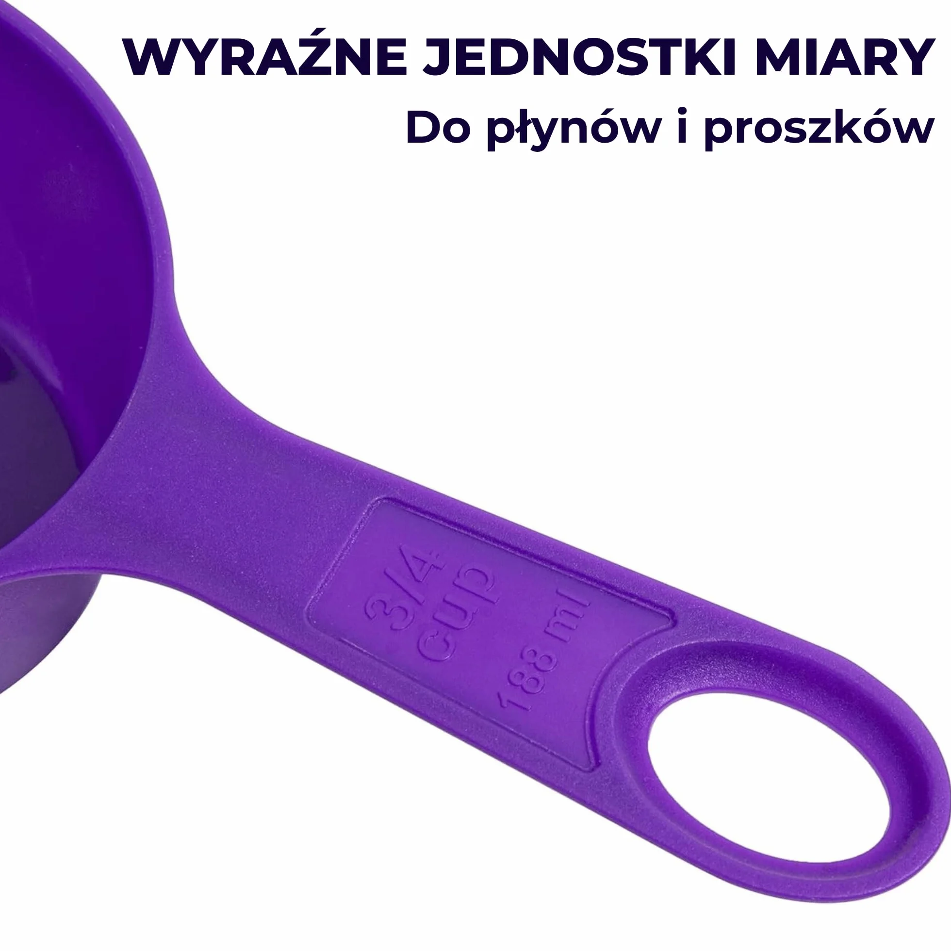 12 łyżek miarowych do gotowania i pieczenia, z podziałką do odmierzania płynów i proszków (ml, szklanki, łyżki stołowe, łyżeczki), można układać w stosy i myć w zmywarce