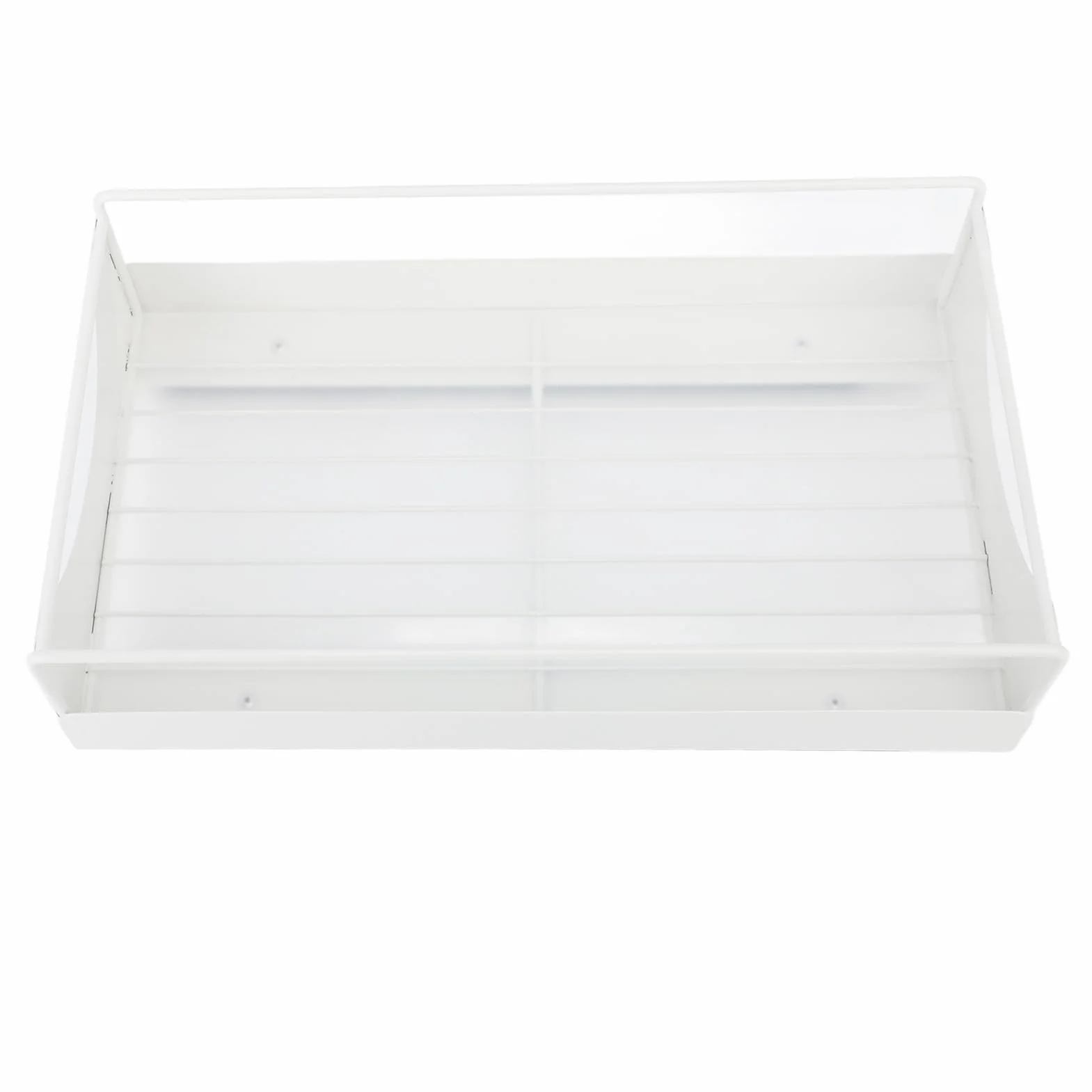 Wysuwana Szuflada, Wysuwany Organizer do Szafki Kuchennej ze Stali Węglowej do Spiżarni, Przechowywania w łazience (WHITE)