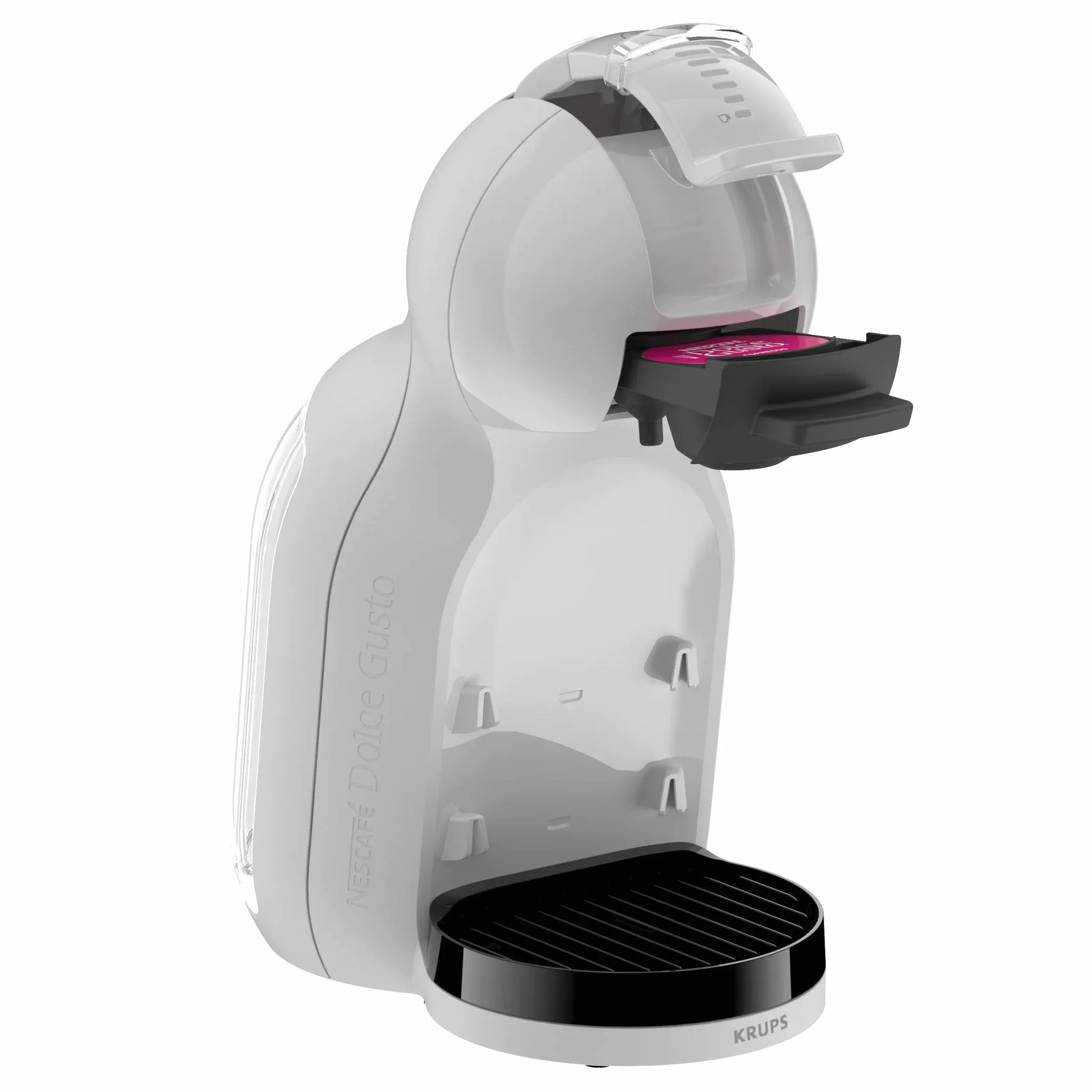 Krups Nescafé KP123BAS Dolce Gusto MiniMe, Automatyczny ekspres do kawy na strączki, 15 bar pod ciśnieniem, Pojemność 0,8 l, Kompaktowy, Automatyczne zatrzymywanie, Czarny