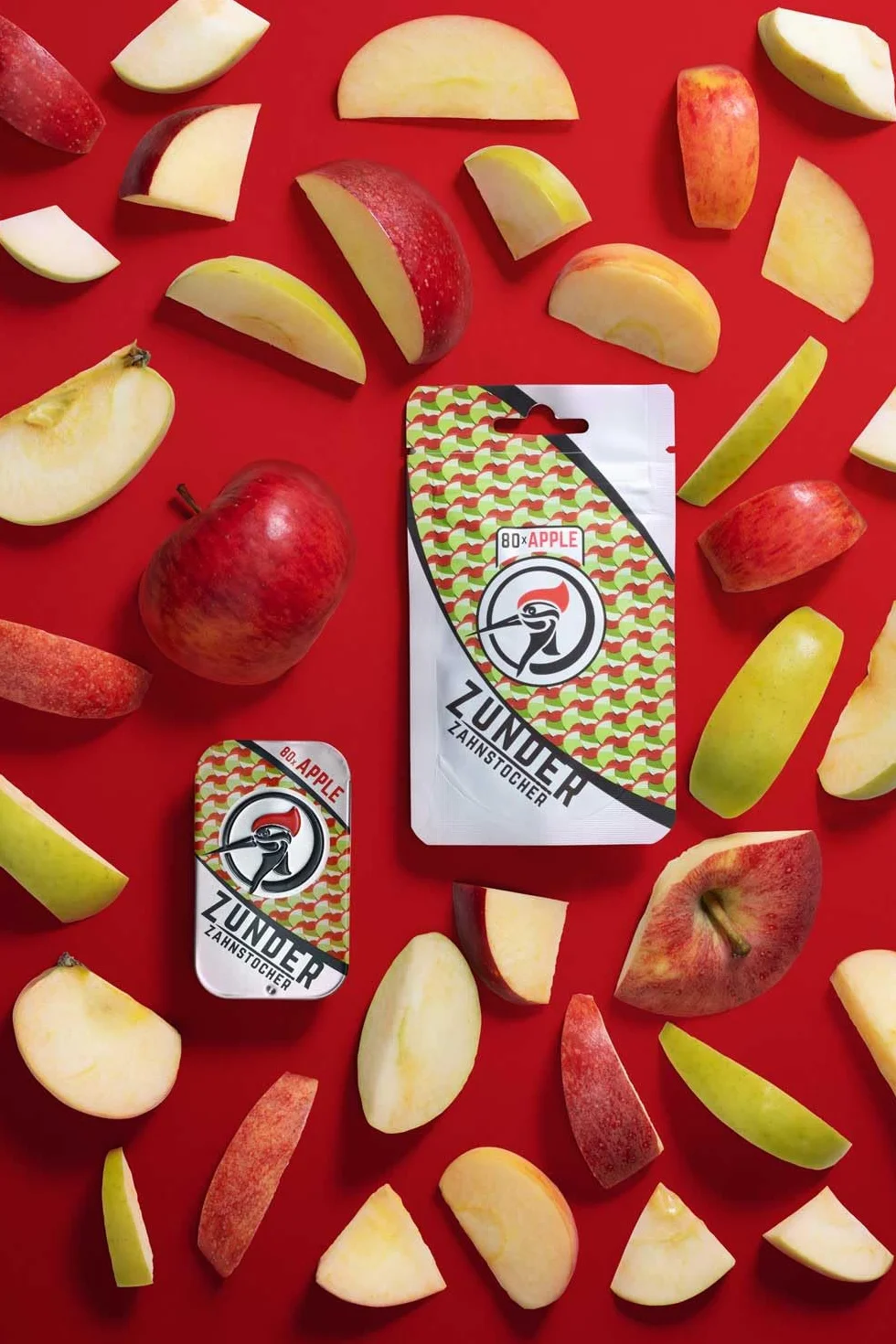 Wykałaczka o smaku – idealna do czyszczenia zębów lub przyzwyczajenia się do nieprzyjemnych nawyków + ochrona wysyłkowa Heartforcards (Apple)