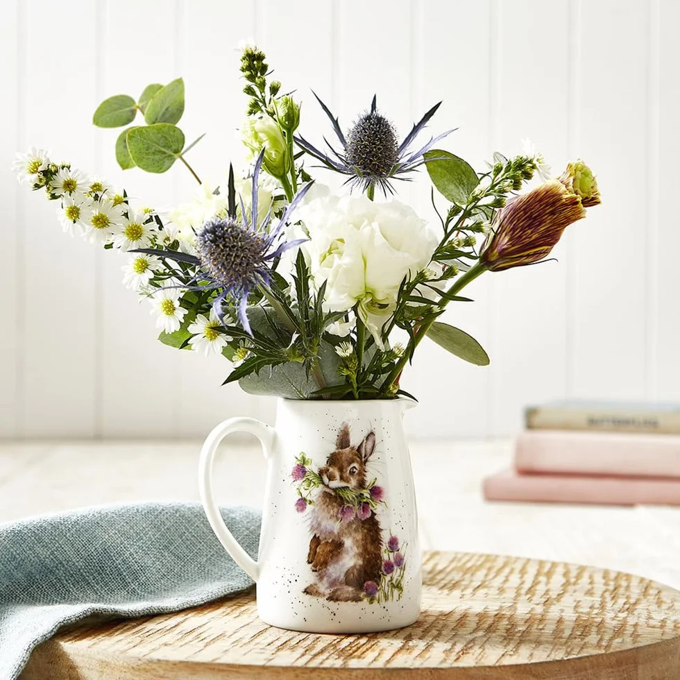 Royal Worcester Wrendale Deigns Kleine Posie lub pojedynczy krem 125 ml dzbanek królik