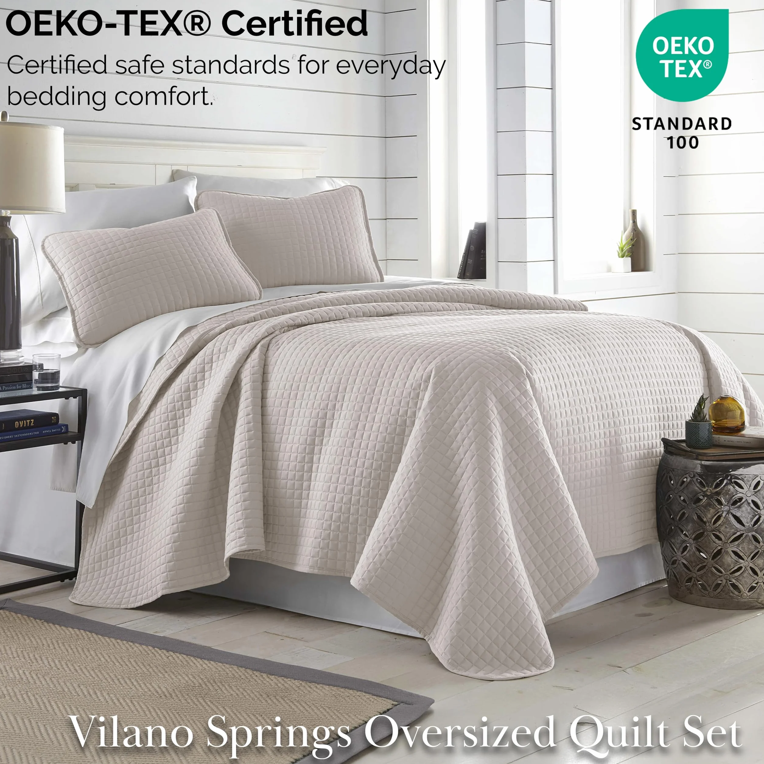 Southshore Fine Living, Inc. Ponadwymiarowy zestaw kołder typu queen-size z 2 poszewkami na poduszki w standardowym rozmiarze, ultramiękka kołdra z mikrofibry typu queen-size, odporna na zagniecenia i