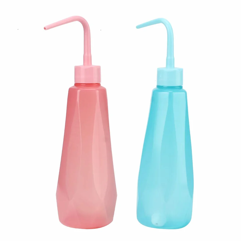 2Pcs Succulent Watering Bottles | 480ML Squeeze Bottle with 360° Nozzle & Silicone Hose | Plant Watering Can for Flowers/Plants/Potted Plants | Sturdy PE Material, Easy Control