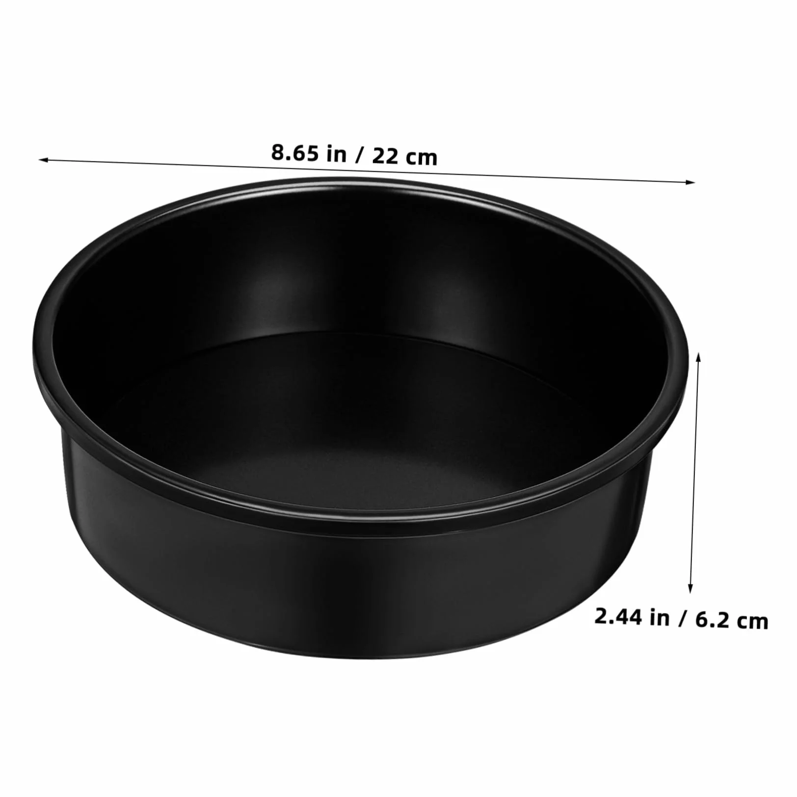 3kawałki Okrągłych Form Do Ciasta Nonstick z Papierem Parchment Głębokie Pojemniki Do Piekarnika Dla Domowych Piekarzy i Cukierników Wypieków i Deserów