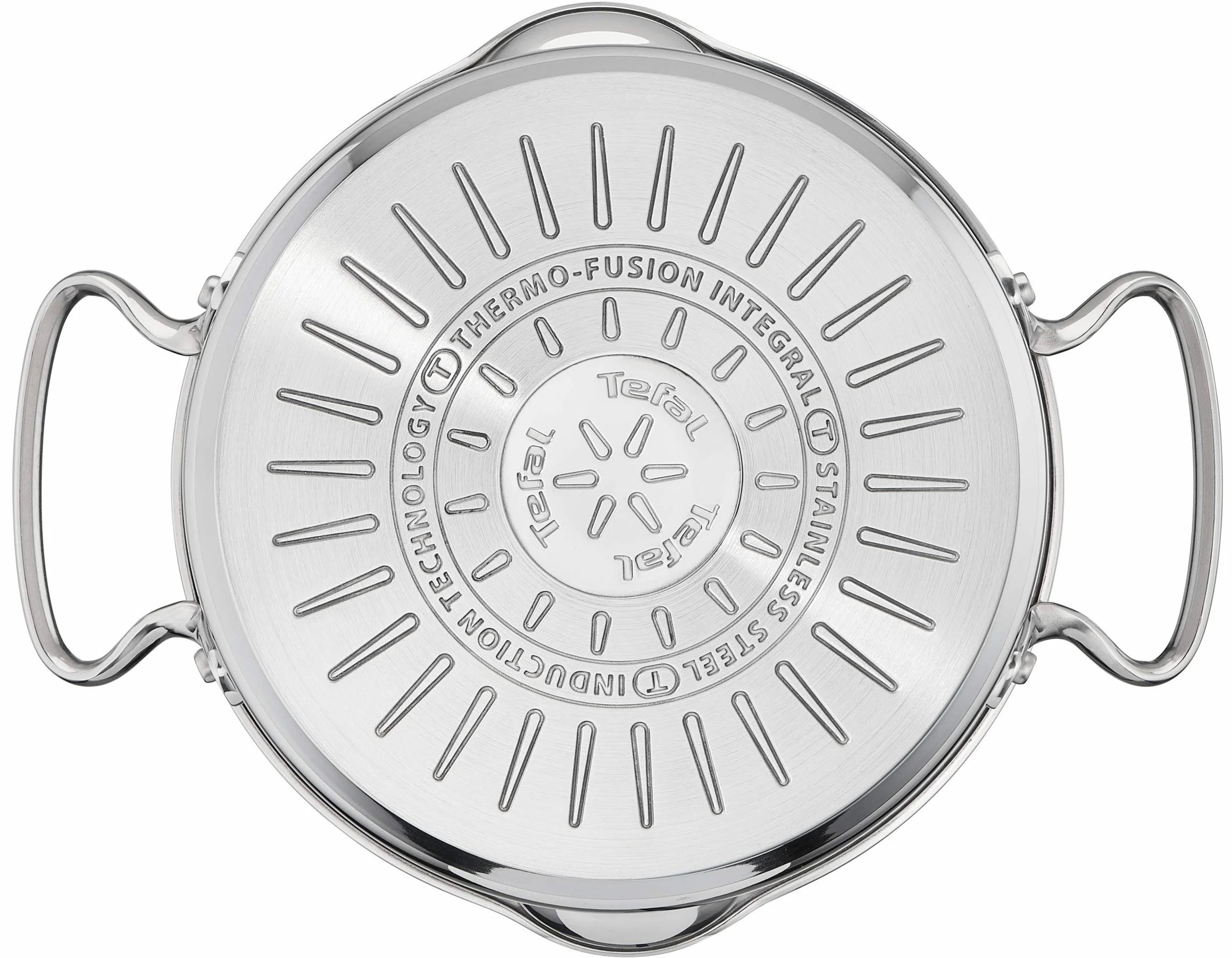 TEFAL Duetto+ G719S734 Zestaw garnków stalowych 7-elementowy: Garnek z pokrywką do odcedzania 5L, 2,9L, 2L, rondel 1,5L, Pokrywki z otworami do odcedzania