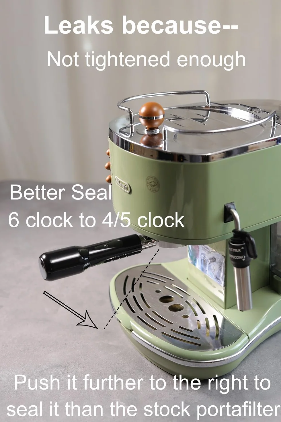 Filtr portafilter 51 mm do Delonghi ECP3420/EC155/BCO430/EC260, 51 mm bezdenny filtr portafilter 2 uszy, części zamienne ze stali nierdzewnej do uchwytu Delonghi