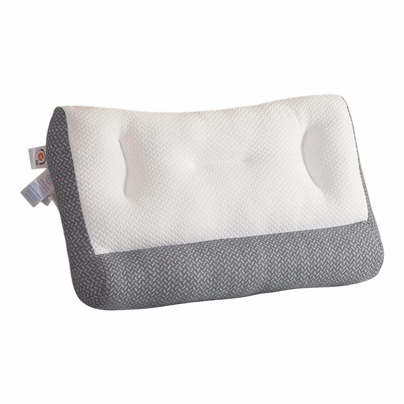 Ergonomiczna poduszka pod kark, ortopedyczna poduszka do spania, szyjna, zdejmowana poduszka podpierająca głowę i kark, dla osób śpiących na boku, plecach, brzuchu