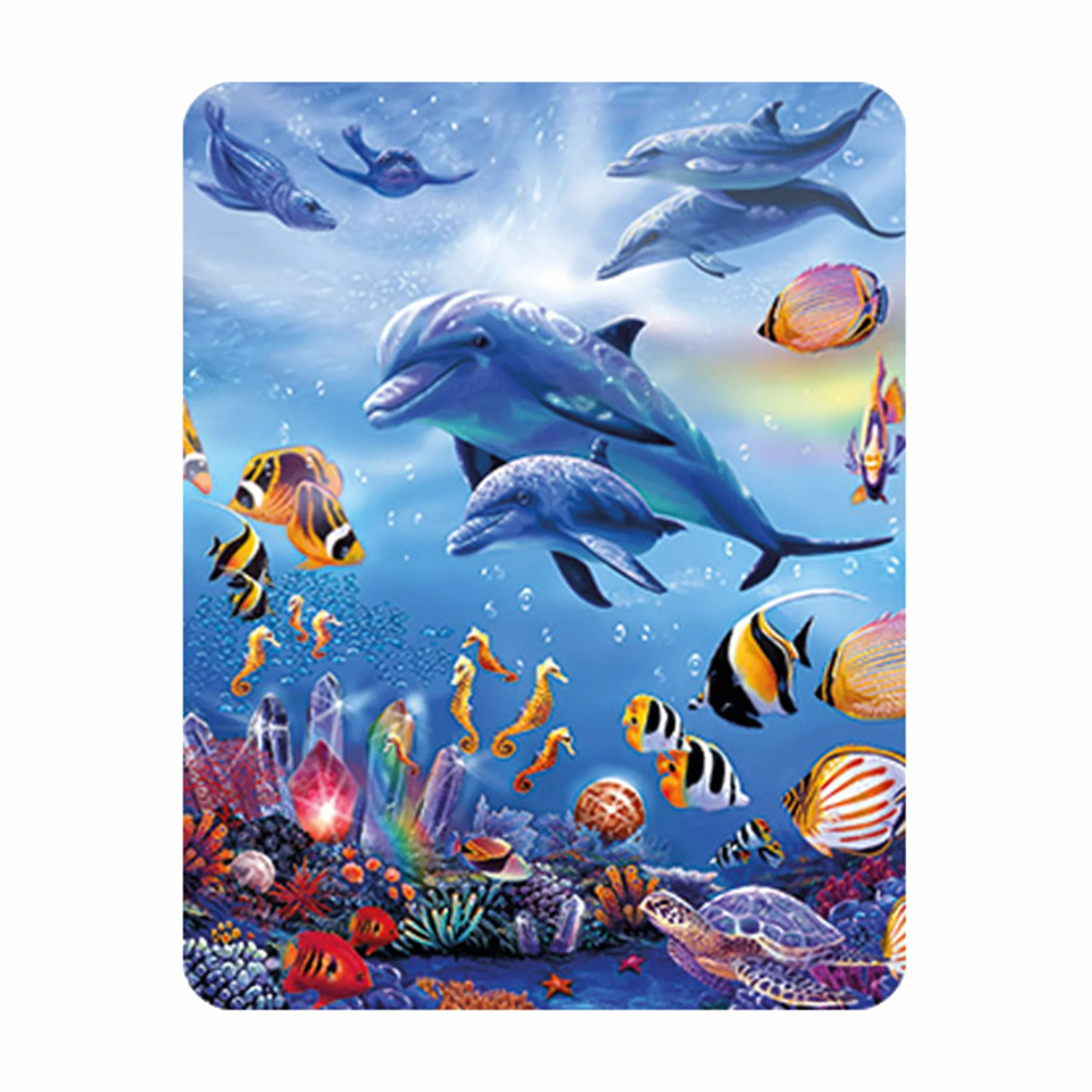 3D LiveLife Magnes - Królestwo Konika Morskiego od Deluxebase. Soczewkowy magnes na lodówkę 3D Sealife. Magnetyczna dekoracja dla dzieci i dorosłych z dziełem sztuki licencjonowanej przez renomowanego