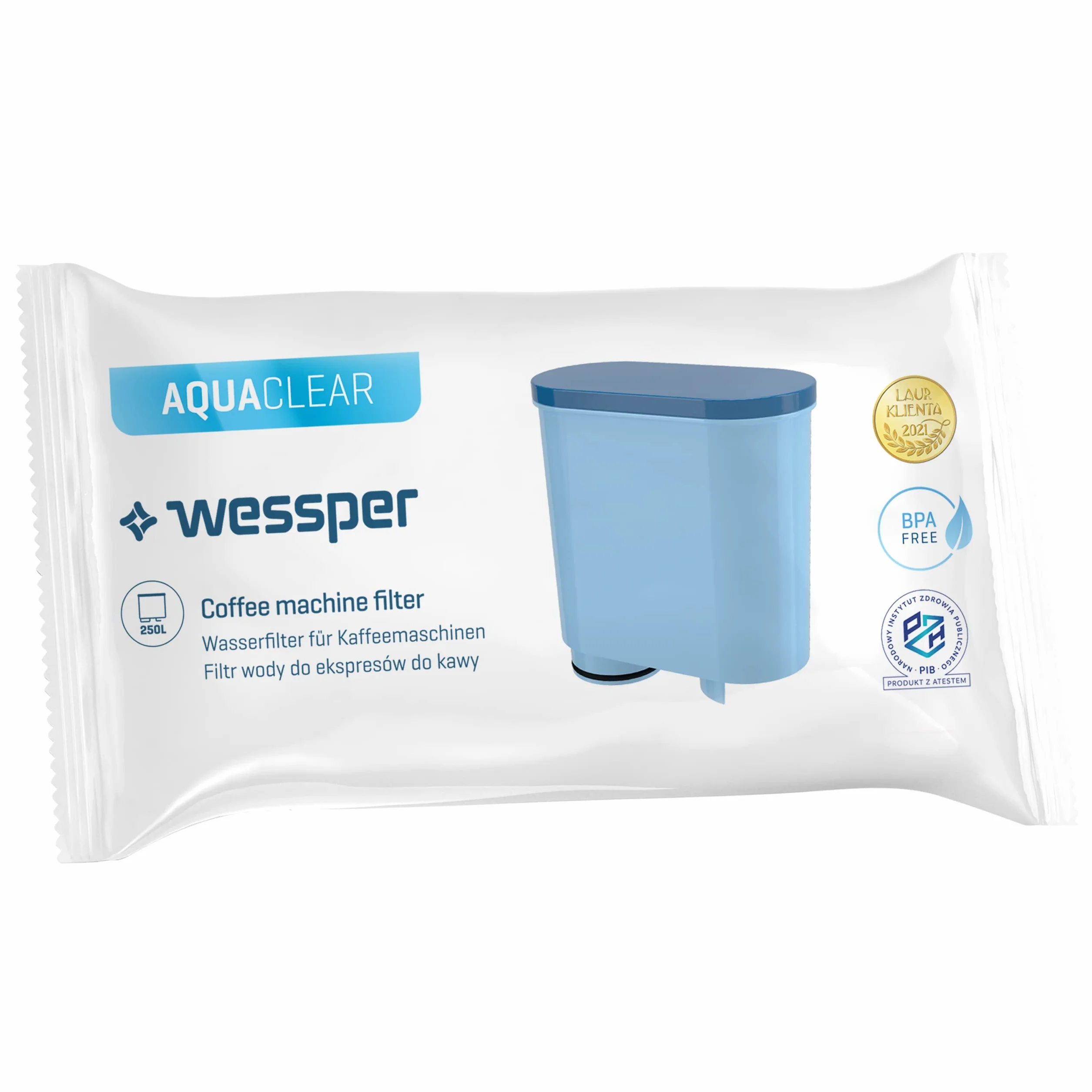 Wessper filtr do wody kompatybilny z Philips AquaClean CA6903/10 CA6903/22 CA6903 Limescale Aqua Clean, 3 sztuki