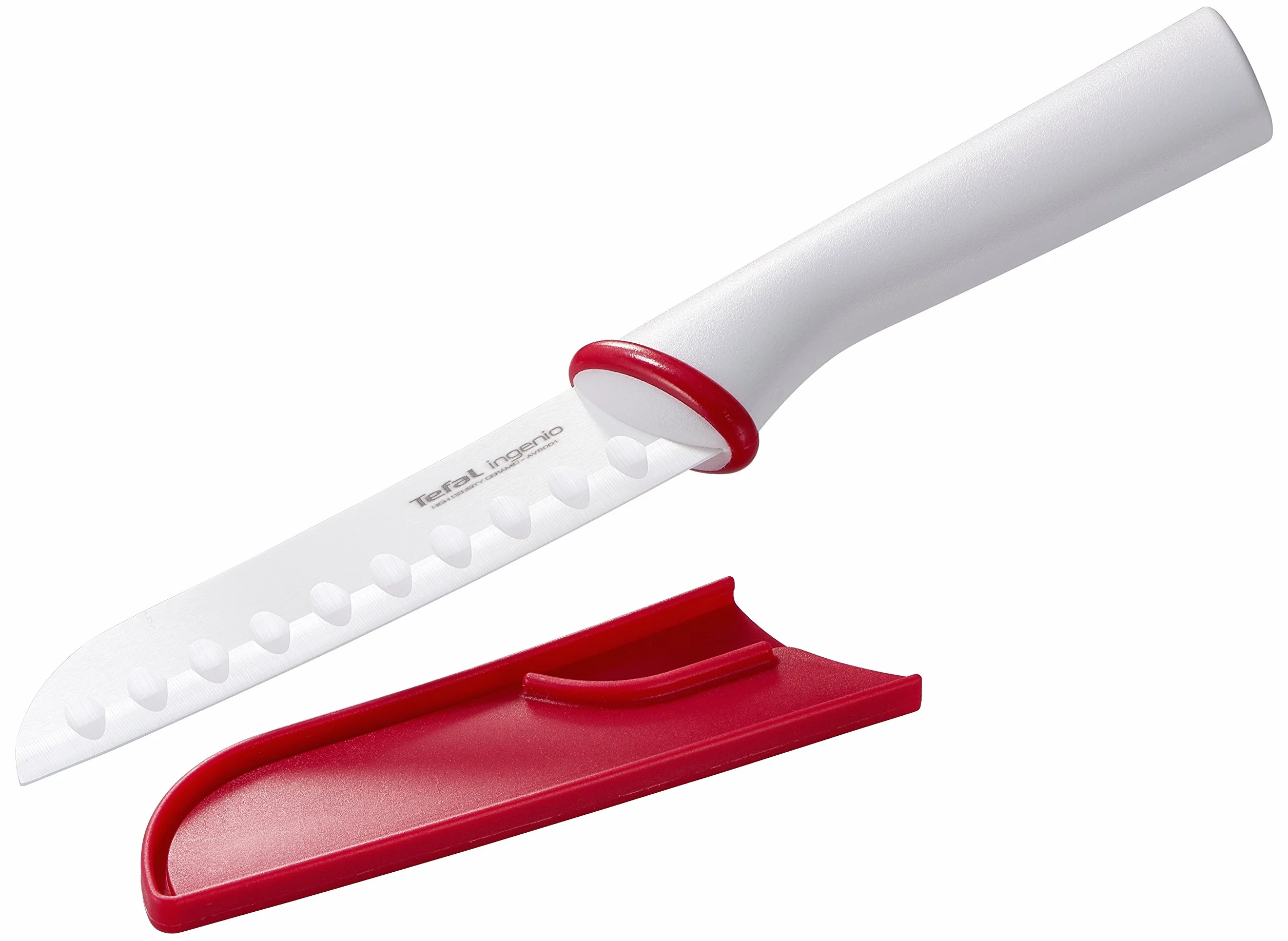 Tefal K15304 Ingenio ceramiczny nóż Santoku, 13 cm, biały