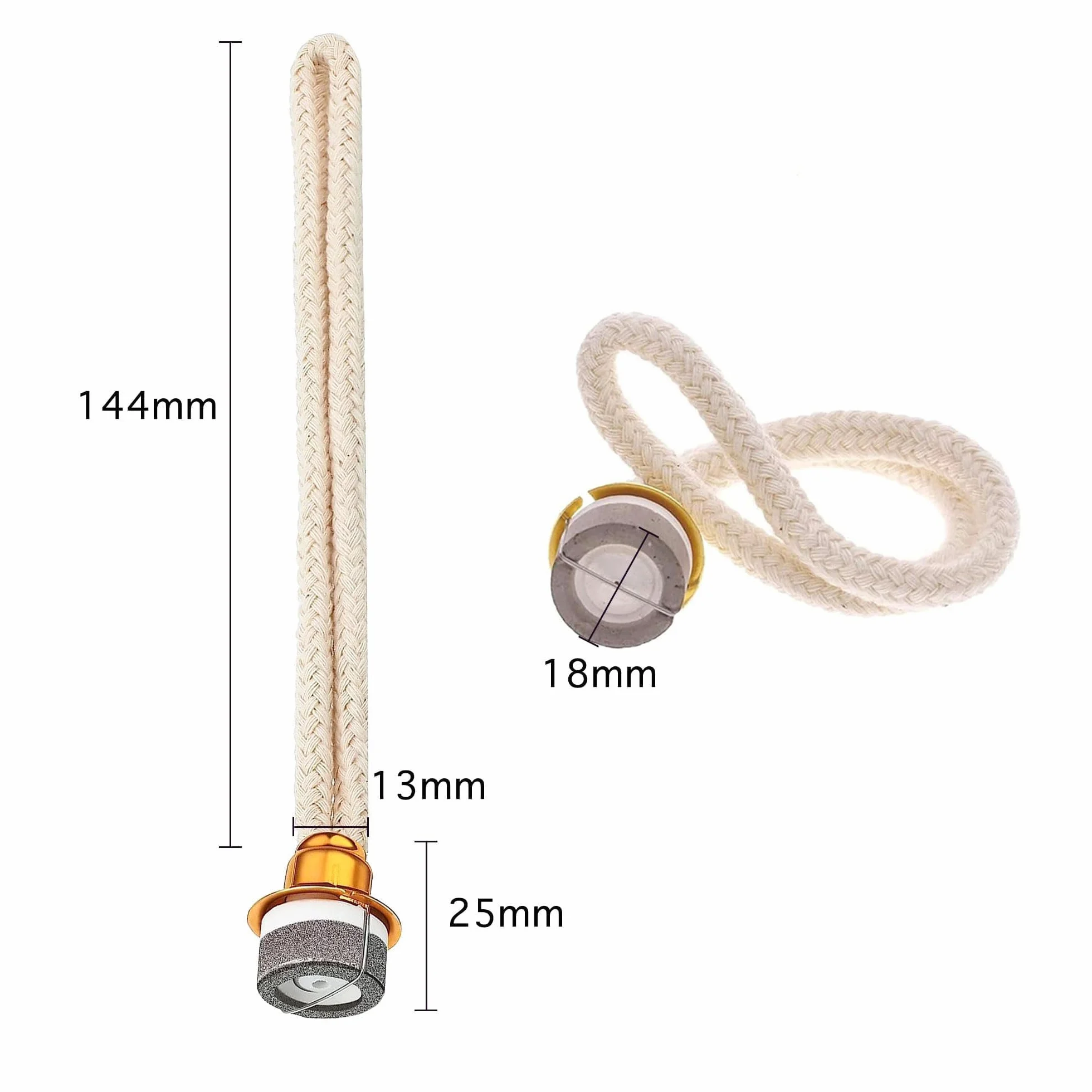 Zestaw 2 knot do lampy Berger, zamiennik do lamp olejowych, katalityczna lampa zapachowa, knot do dyfuzora aromaterapii, ulepszenie powietrza w pomieszczeniu, akcesoria do dekoracji pomieszczeń