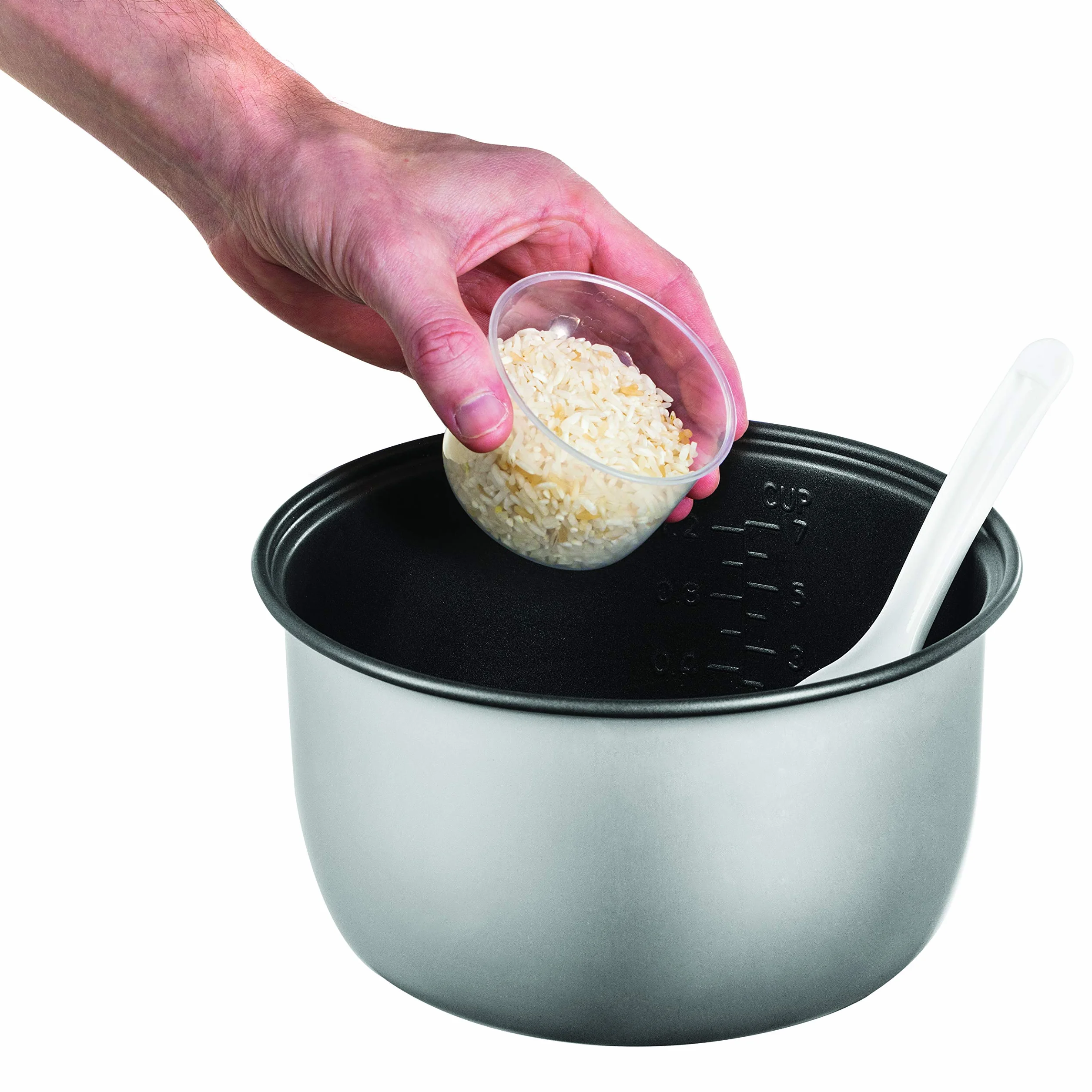 Russell Hobbs parowar i ryżowar, pojemność 1,2l, powłoka zapobiegająca przywieraniu, pokrywka ze szkła hartowanego, pokrywka antykondensacyjna, nienagrzewające się uchwyty, moc 500W, biały, 27080-56
