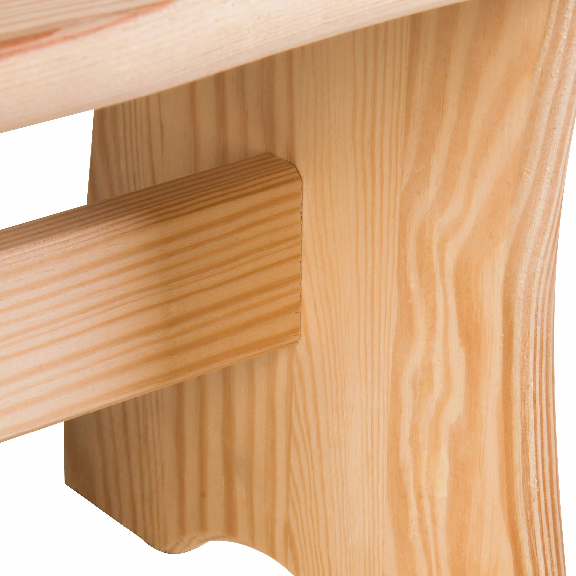 Podnóżek z drewna FSC 100% 40x22x20 cm jasnobrązowy