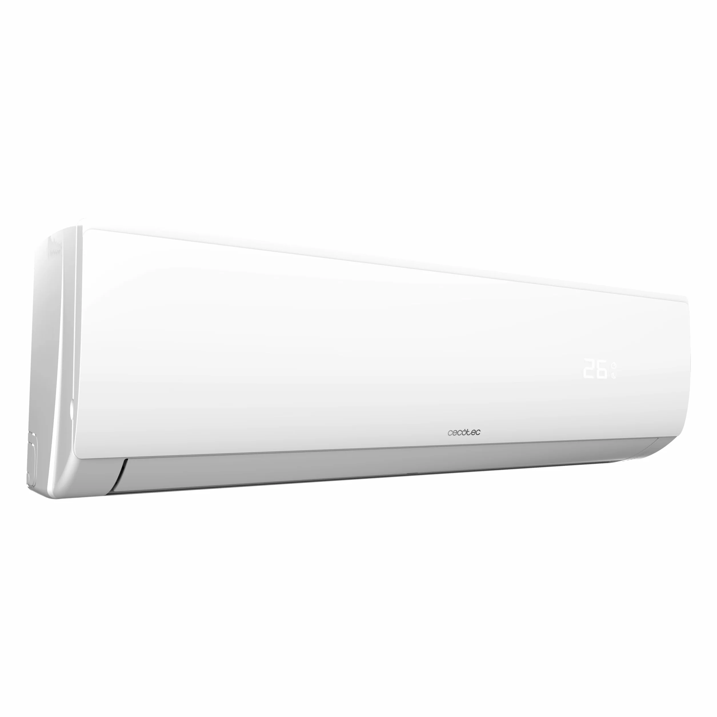 Cecotec Klimatyzacja Split AirClima 12000 Smartfresh. 12000 BTU, silnik DC, pompa ciepła, pilot, wyświetlacz LED, system inwerterowy, 5 trybów, 8 prędkości, zasięg 22 m2