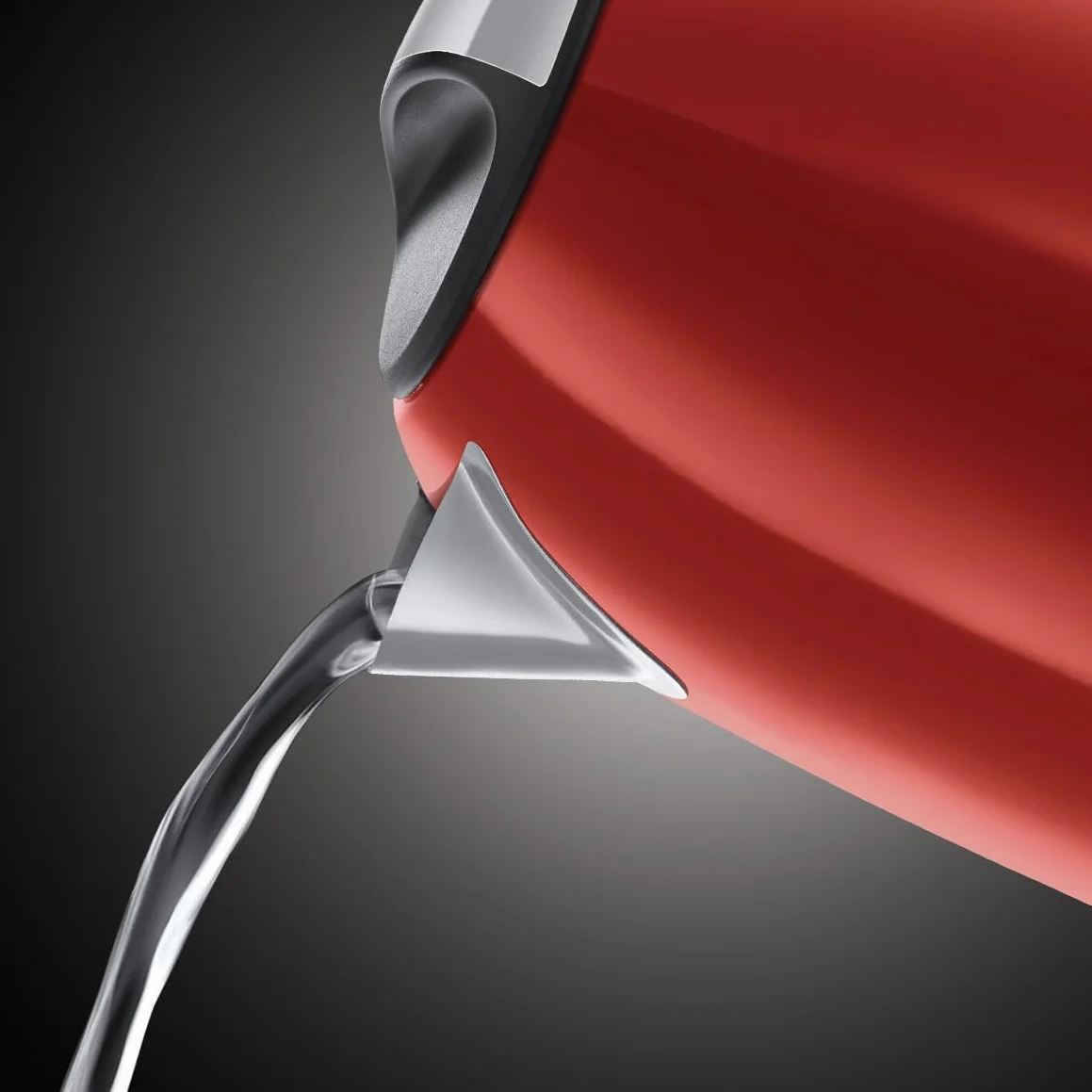 Russell Hobbs czajnik elektryczny, markery szybkiego gotowania, wymienny filtr antywapienny, kontroler strix KEAI, pojemność 1,7l, moc 2200W, stal nierdzewna, czerwony, Colours+ 20412-70