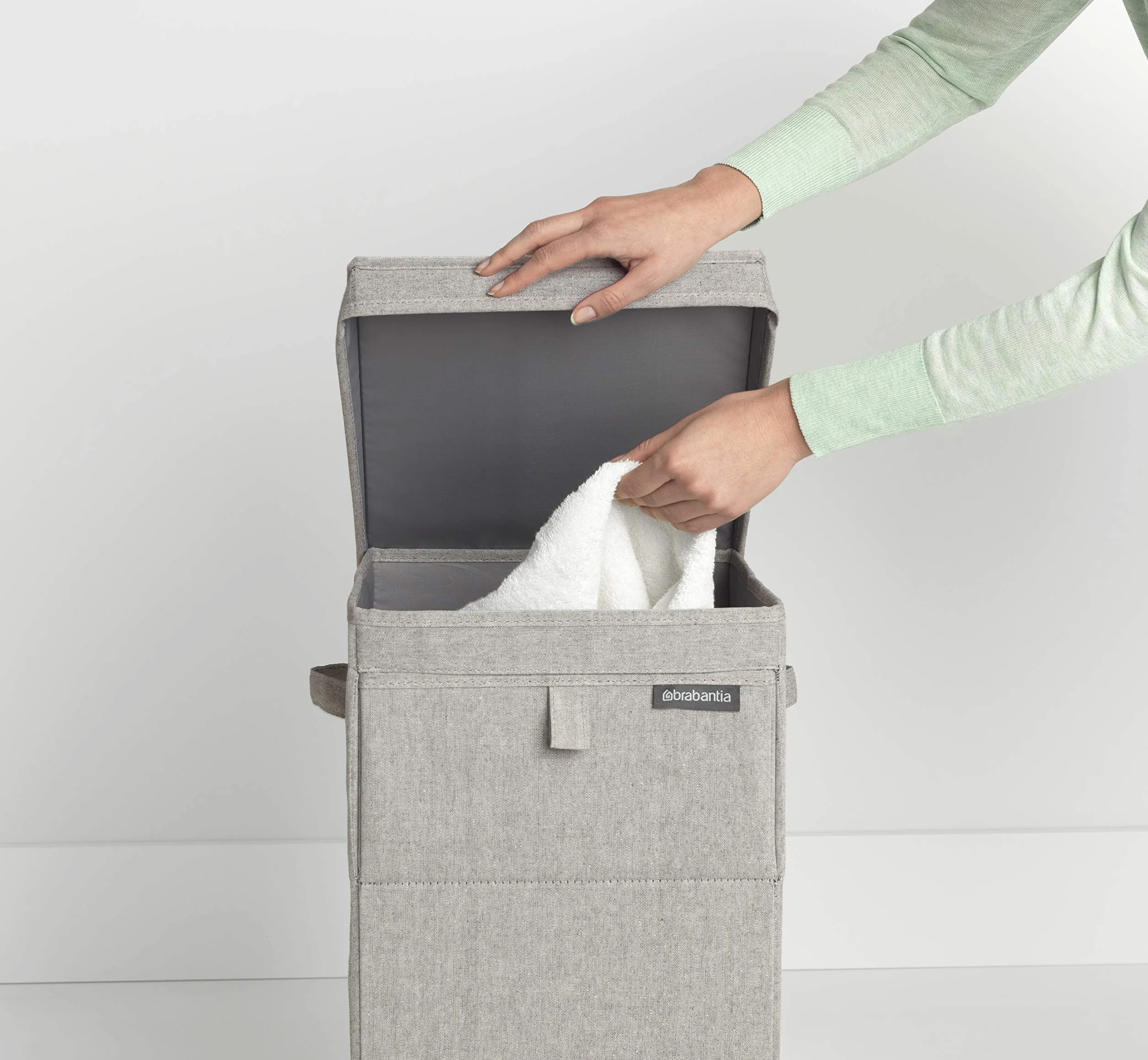 Brabantia, Pojemnik na bieliznę, nakładany, 35L Szary