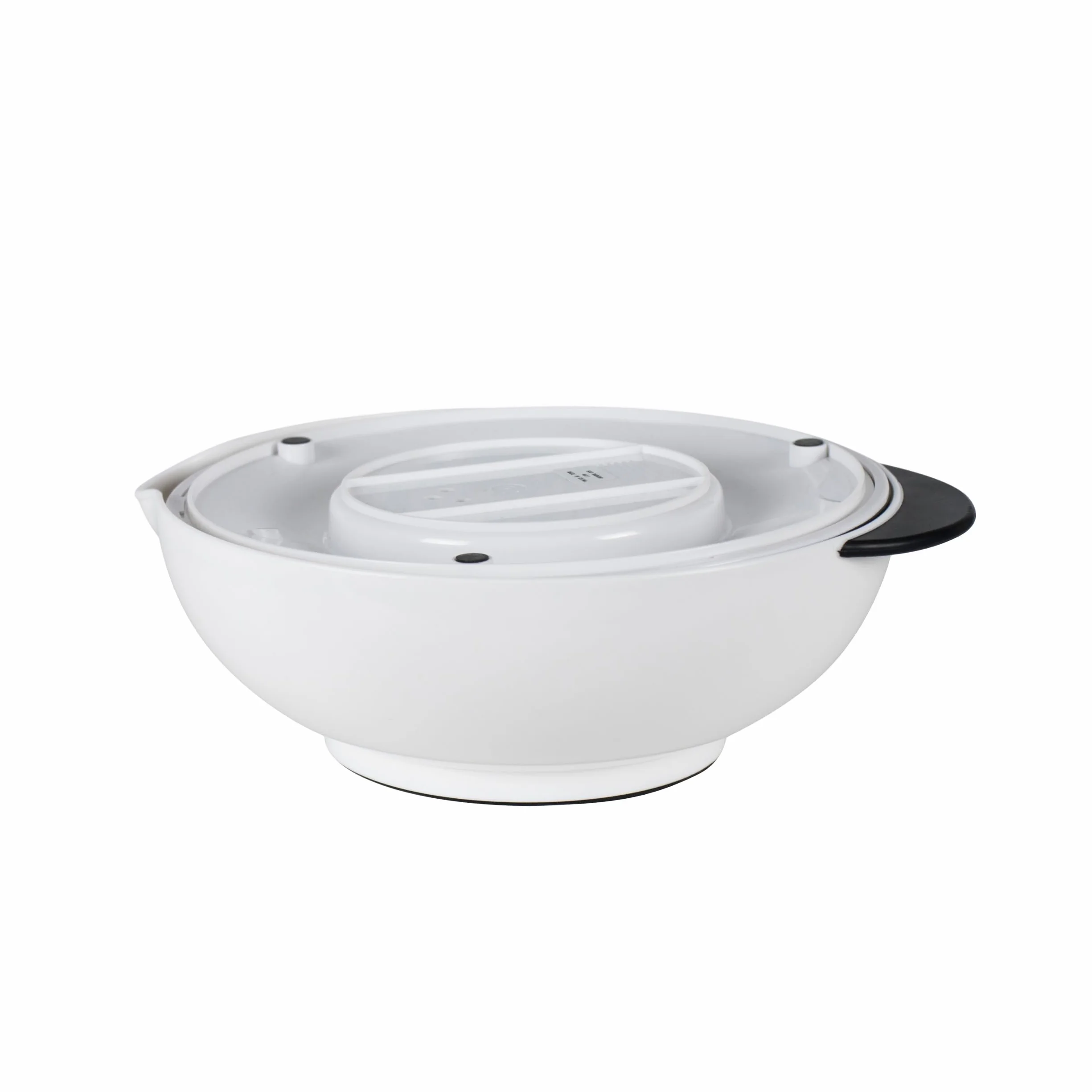 Salter 800 WHBKDR Aquaweigh Waga mechaniczna, wazy ciecze i plyny, dodaj i zwaz, podwójna obrotowa skala, dziobek do nalewania, zaciski misy 2,6 l nad waga, maks. 4 kg, pieczenie/gotowanie, biala
