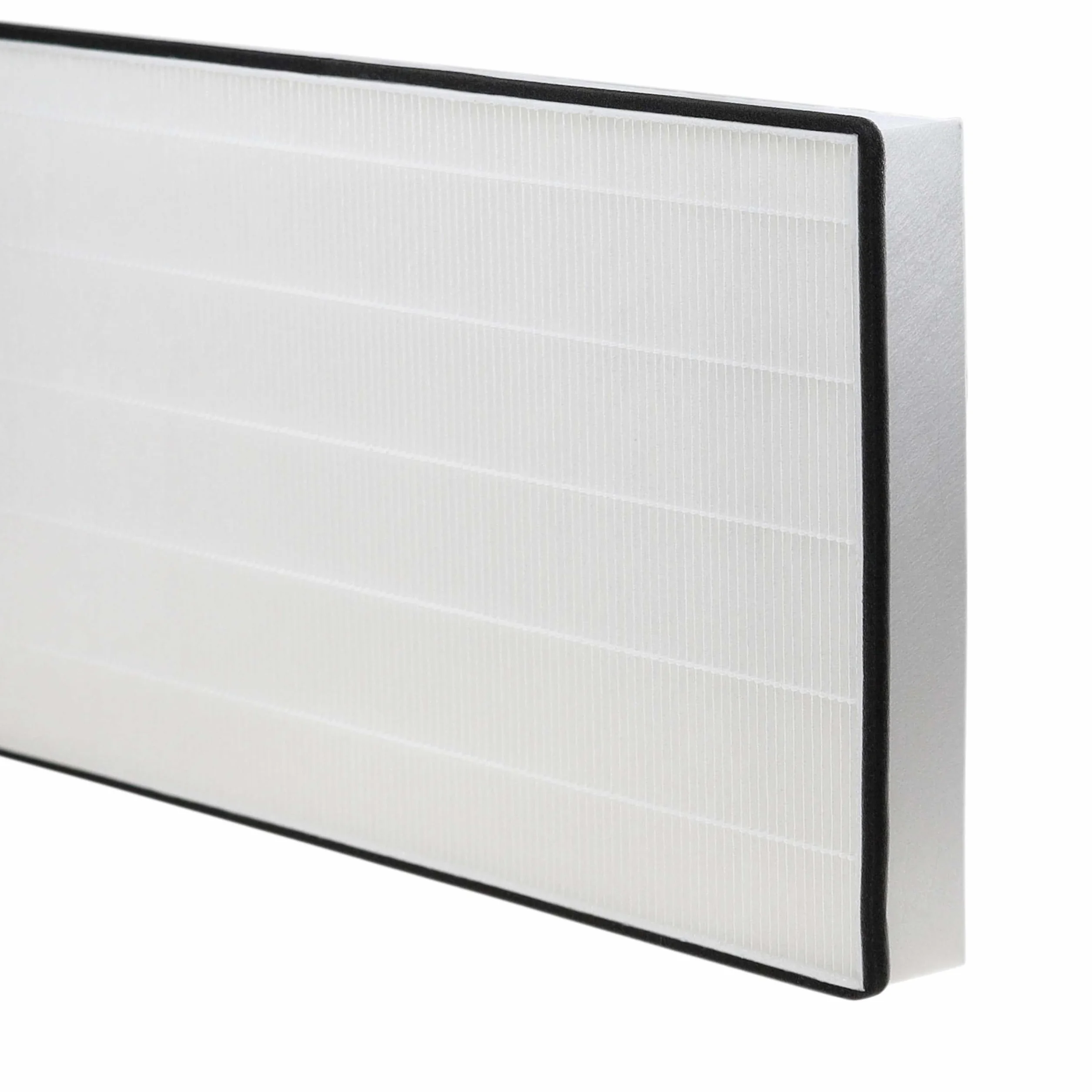 vhbw 4 x filtr pyłkowy zamiennik do Vallox 978142 do urządzenia wentylacyjnego - filtr powietrza F7, 45,3 x 22,5 x 5,2 cm, czarno-biały