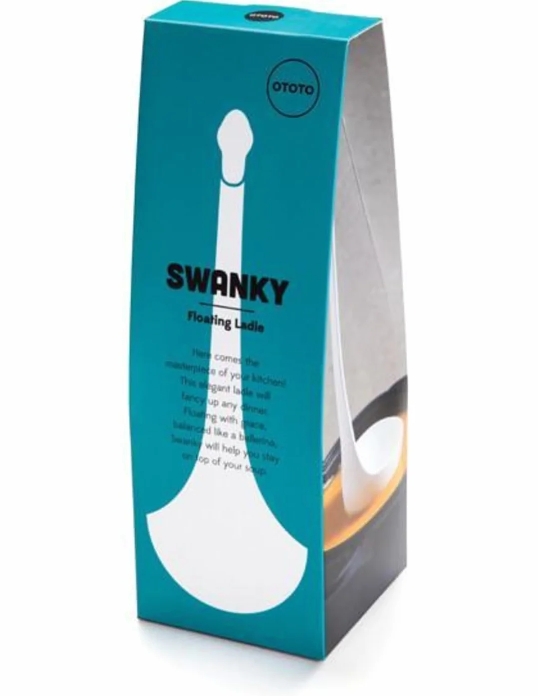 Ototo Swanky Ladel nylon czarny 9,5 x 9,5 x 27 cm