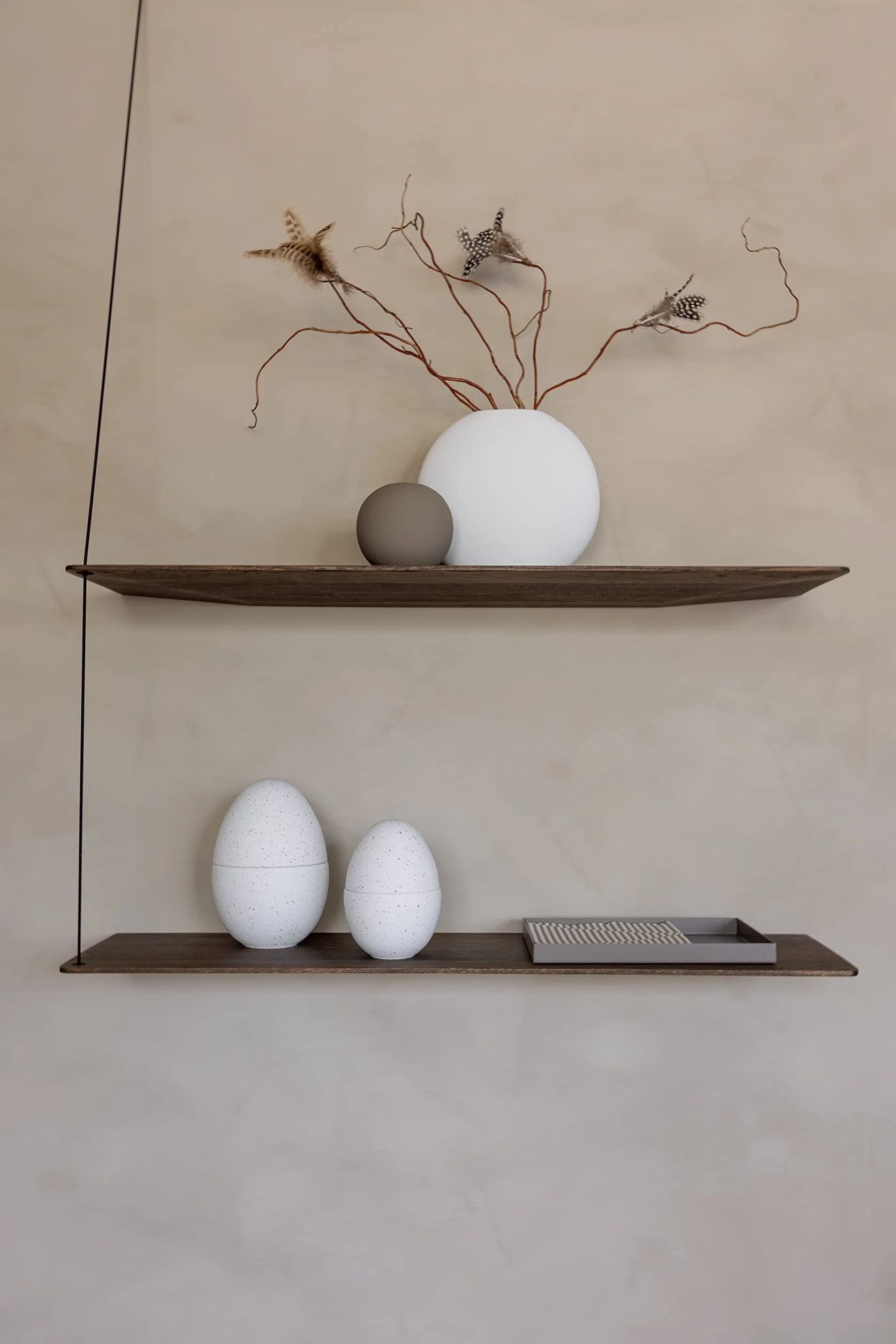 Cooee Design Bonboniera 18 cm biała, miska na cukierki, dekoracja wielkanocna