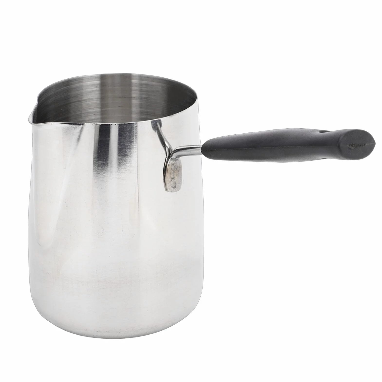 Garnek Chai, Podgrzewacz do Mleka ze Stali Nierdzewnej 304 do Topienia Masła i Czekolady, Idealny Przygotowywania Kawy Po Turecku i Sosu z Owoców Morza (350ML)