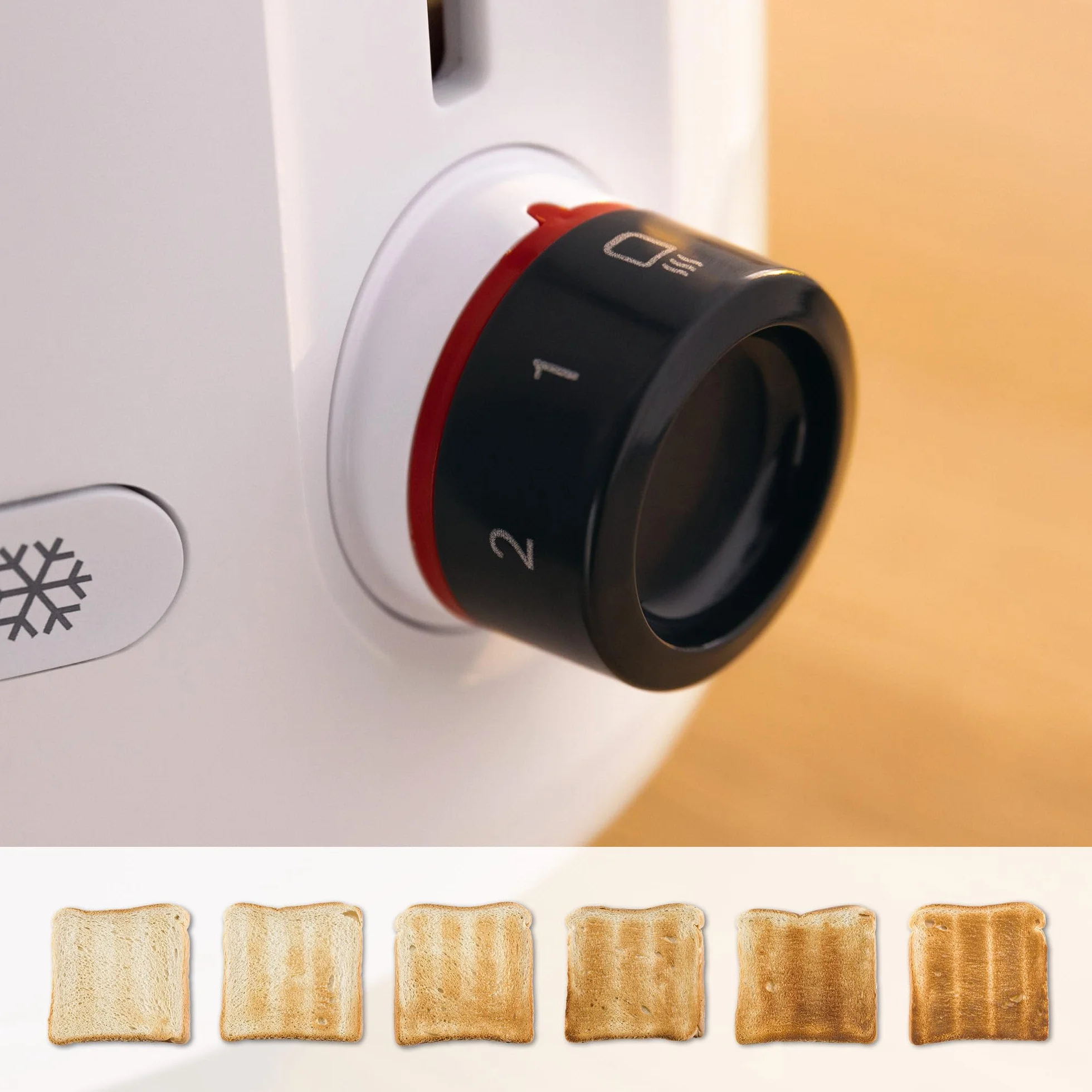 Bosch, toster, MyMoment, pojemnik na 2 kromki, podgrzewanie, rozmrażanie, ruszt na bułki, funkcja wysokiego podnoszenia, automatyczne wyłączanie, biały, TAT2M121