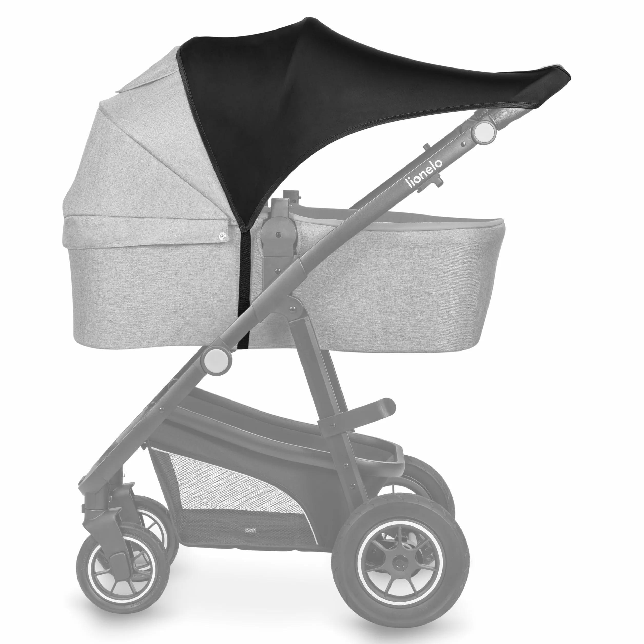 LIONELO Stroller Sun Cover UPF50+ ochrona przed słońcem, parasol przeciwsłoneczny, wózek dziecięcy, uniwersalny rozmiar, łatwy montaż
