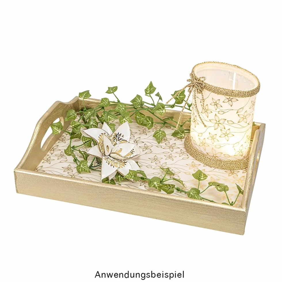 Ideen mit Herz Tace drewniane | 5 sztuk w różnych rozmiarach | taca do serwowania | dekoracja stołu | ozdoba pomieszczenia | dekoracja | taca do decoupage | DIY | rękodzieło | majsterkowanie