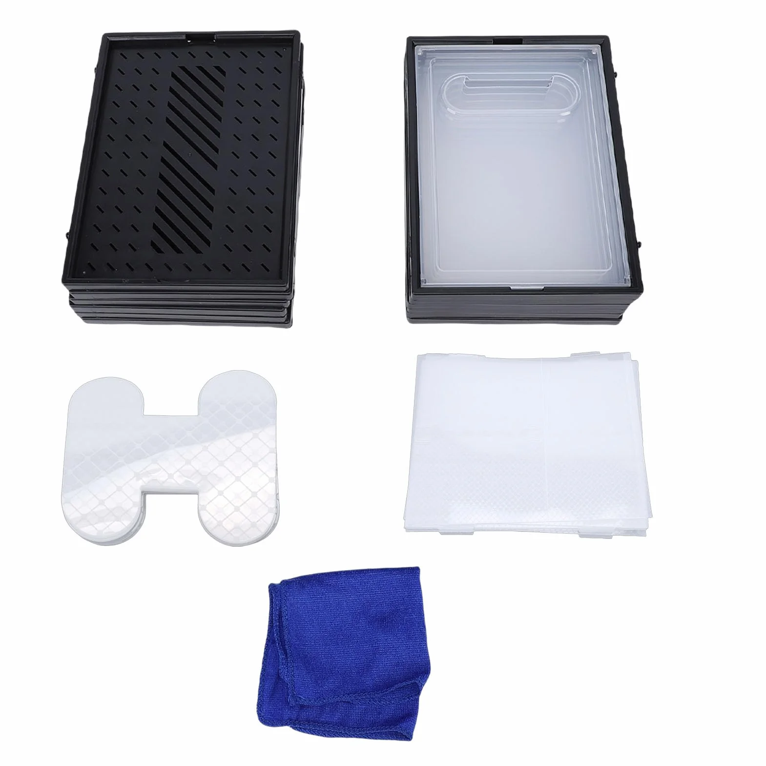 Aramox Duży Organizer do Przechowywania Butów, Przezroczyste Plastikowe Pudełko na Buty ABS PP z Drzwiczkami Magnetycznymi, możliwość Układania w Stosy 13,19 X 9,84 X 7,28 Cala Witryna na Tenisówki do