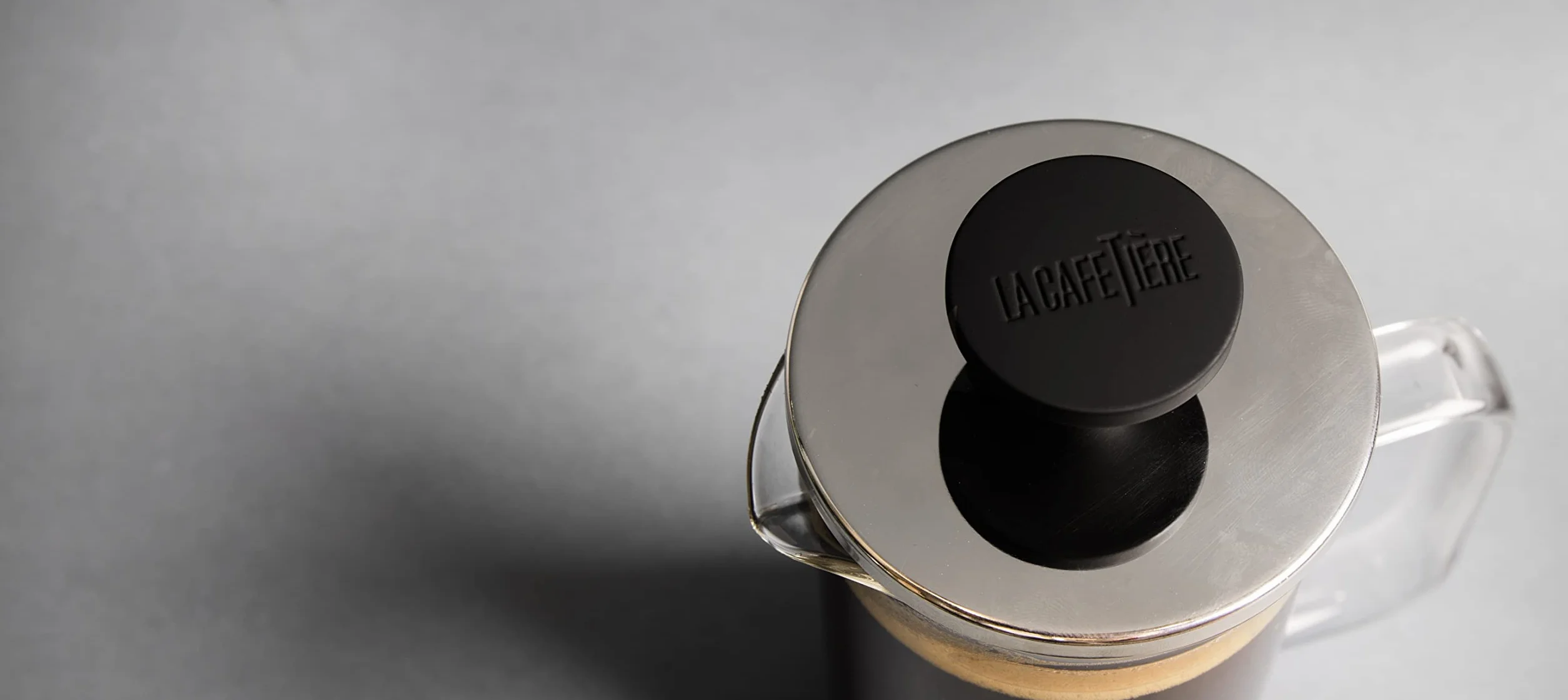 La Cafetière Cafetière całkowicie szklany ekspres do kawy French Press, LCGLCAFE3CP, przezroczysty