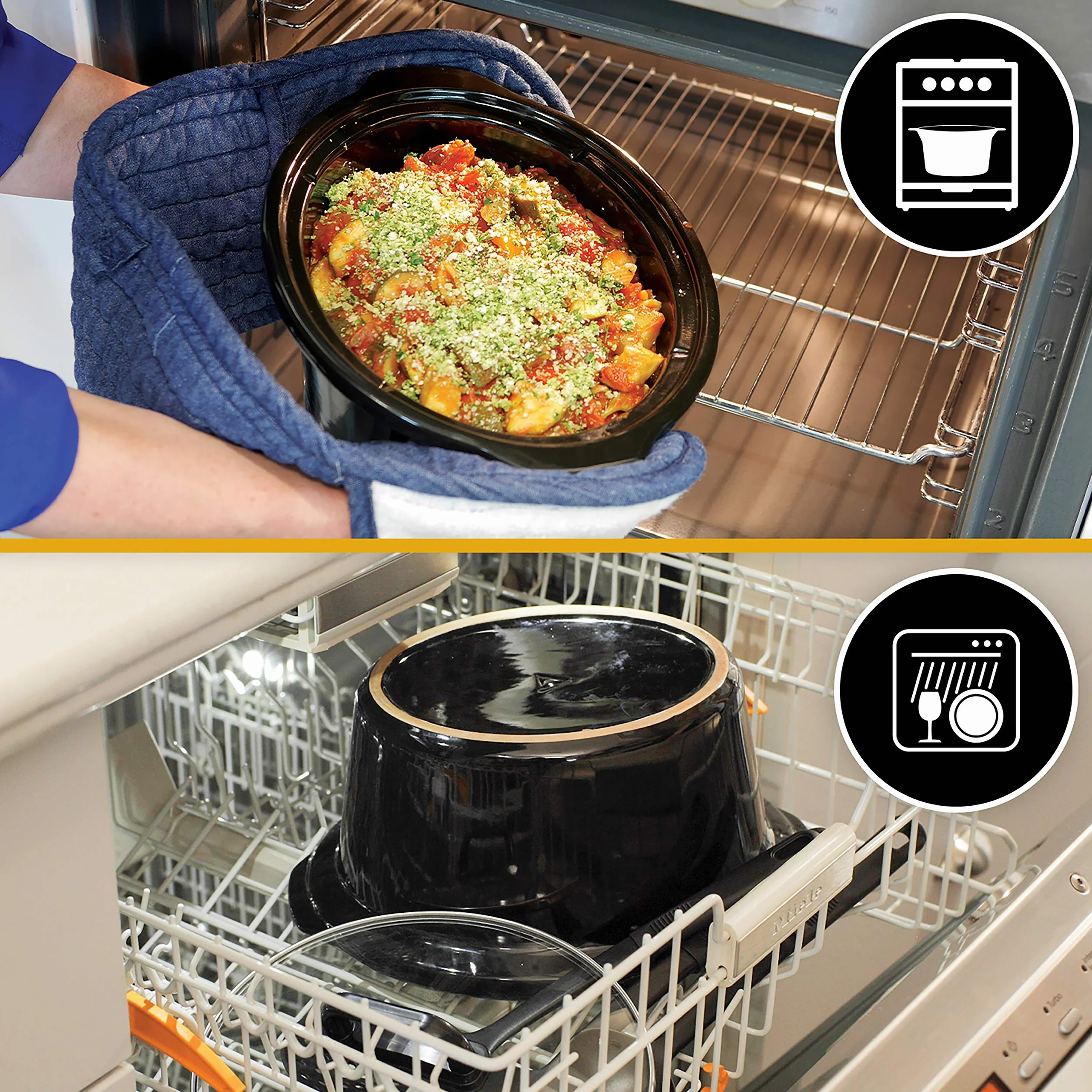 Crock-Pot Csc063X Wolnowar, Czarny/Srebrny, 7,5 l