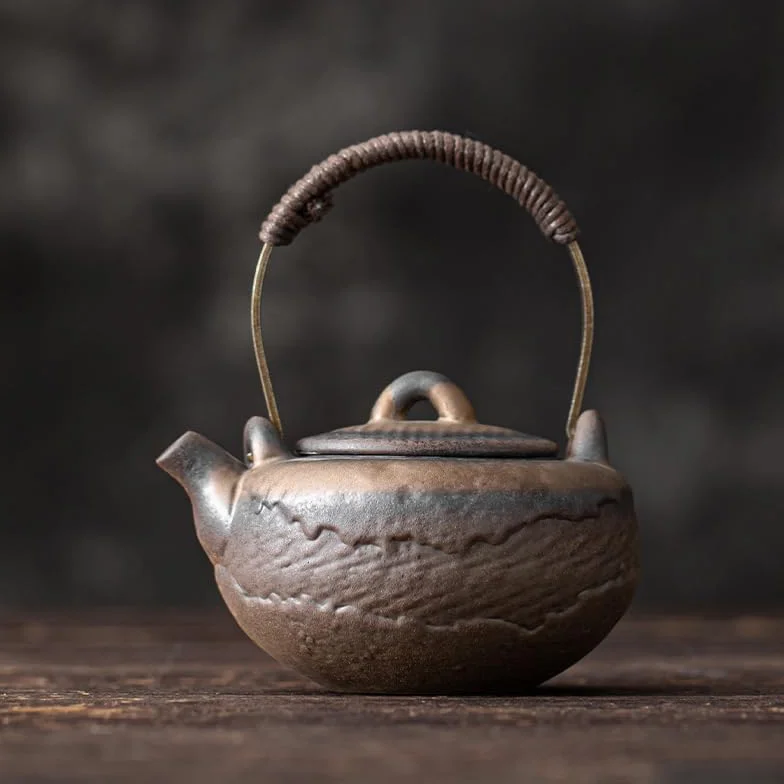 Czajnik do herbaty chiński czajniczek ceramiczny domowy czajniczek zestaw do herbaty wielofunkcyjny ceramiczny czajniczek luźna herbata liściasta herbata stroma dom czajniczek do herbaty Kung Fu
