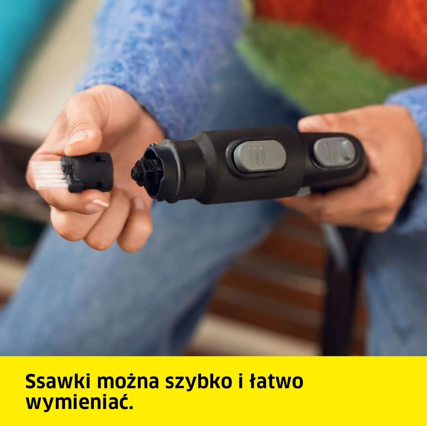 Kärcher Shoe Cleaner SE 3 Compact oryginalne akcesorium do odkurzaczy piorących, czyszczenie obuwia, miękkie włosie, funkcja płukania