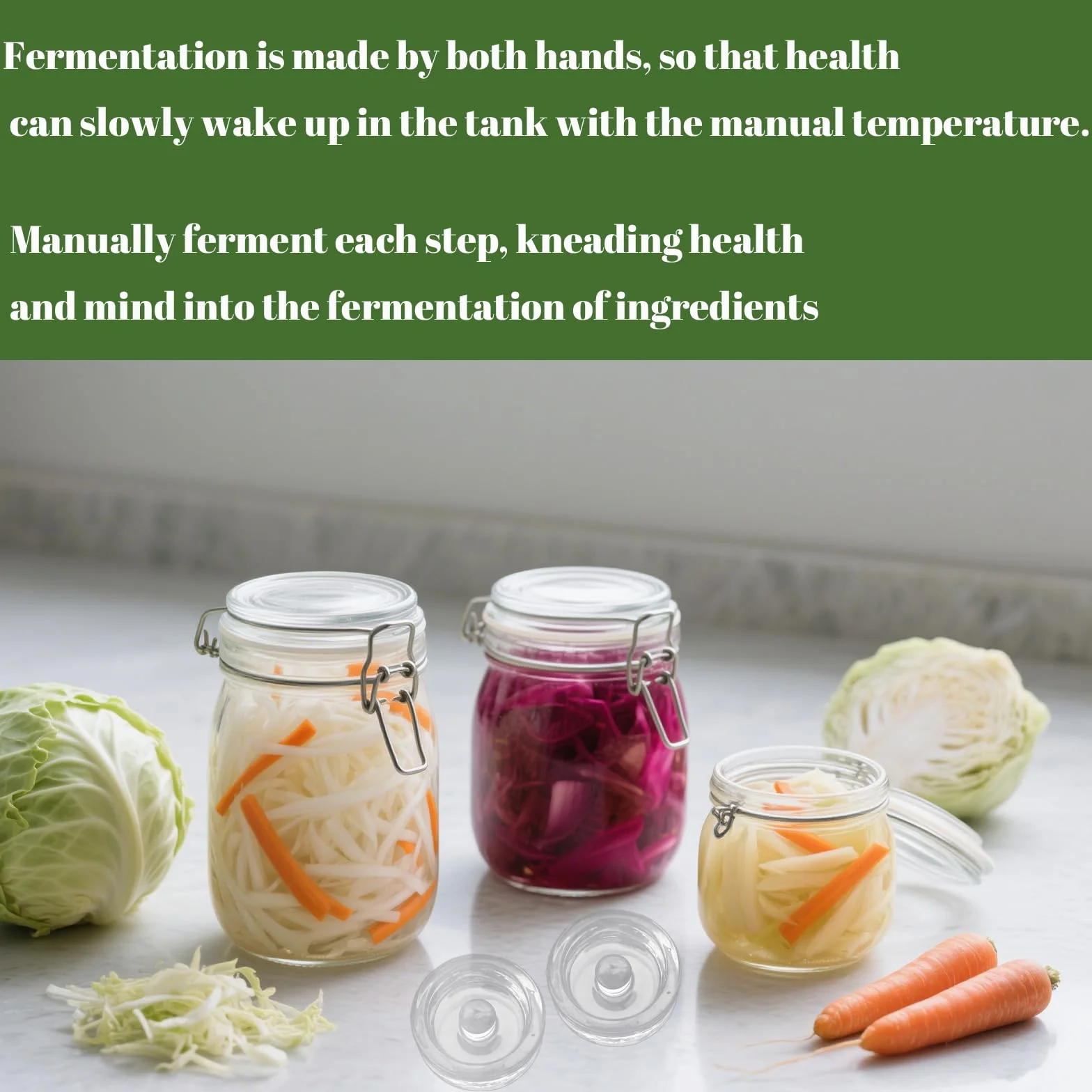 4 sztuki Szklane obciążniki do fermentacji (⌀7 cm) Ciężarki Fermentacyjne Szkła do Fermentacji do kapusty, kamienie obciążające kimchi kefiru