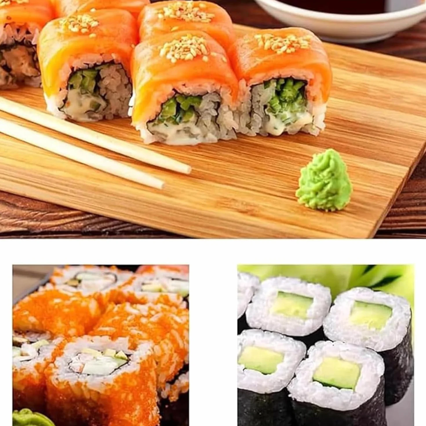 Maszyna do produkcji rolek sushi, stal nierdzewna, DIY, kwadratowy ekspres do sushi, do kawiarni, początkujących, użytku domowego, na lunch dla dzieci Bento