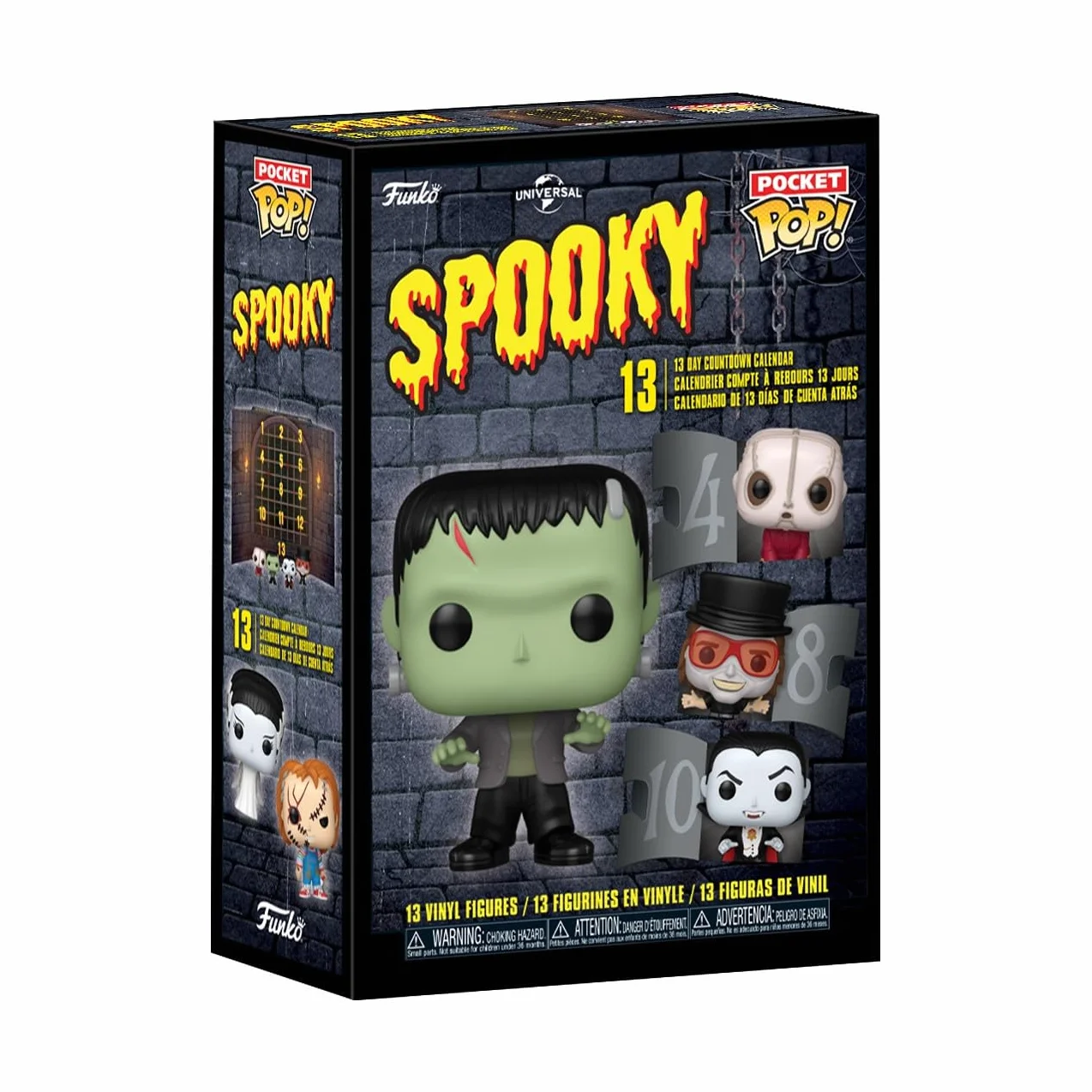 Funko Kieszonkowy kalendarz odliczający Kountdown Chucky 13 dni niespodzianek mini figurka z winylu