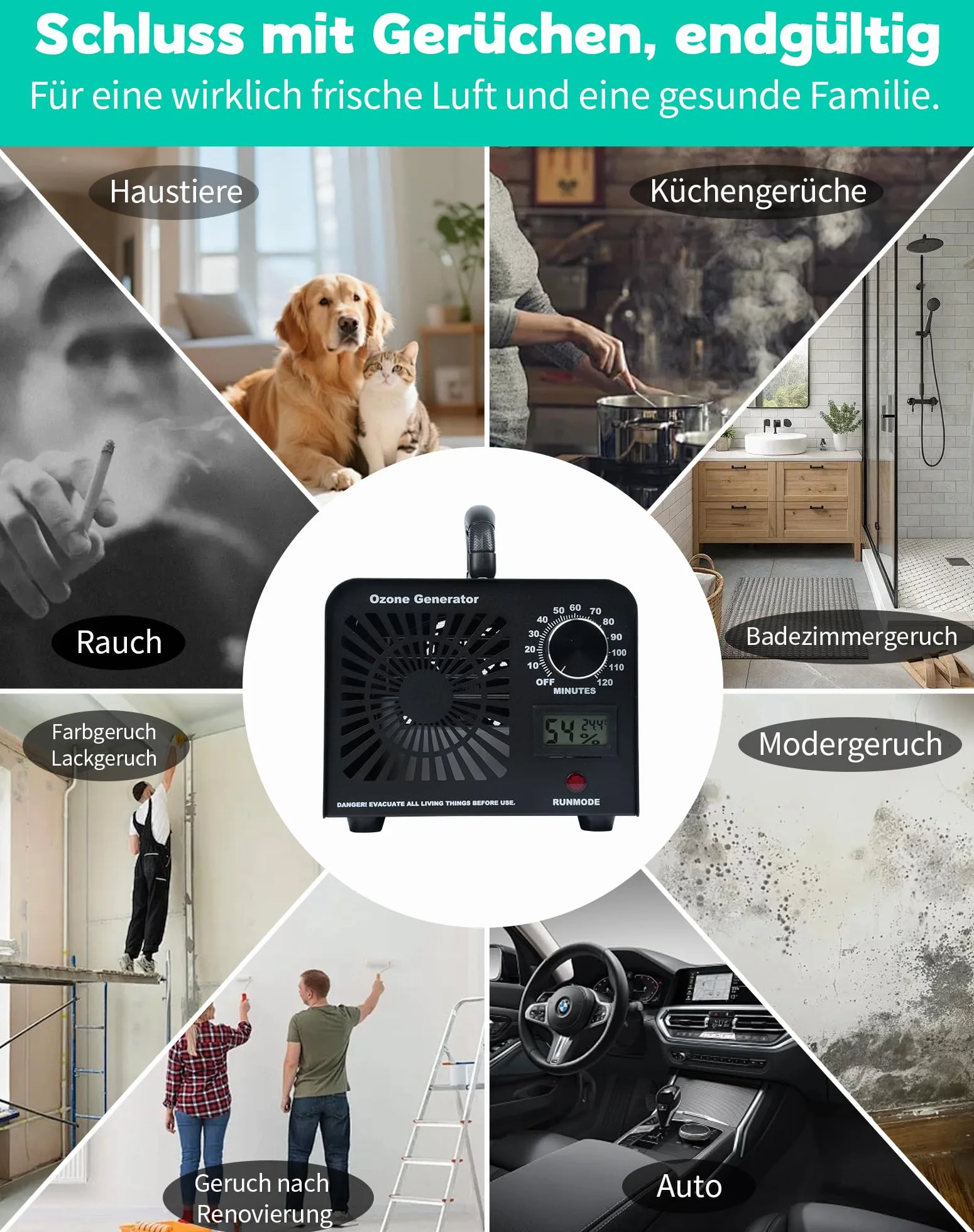 Generator ozonu O3 Ozon oczyszczacz powietrza