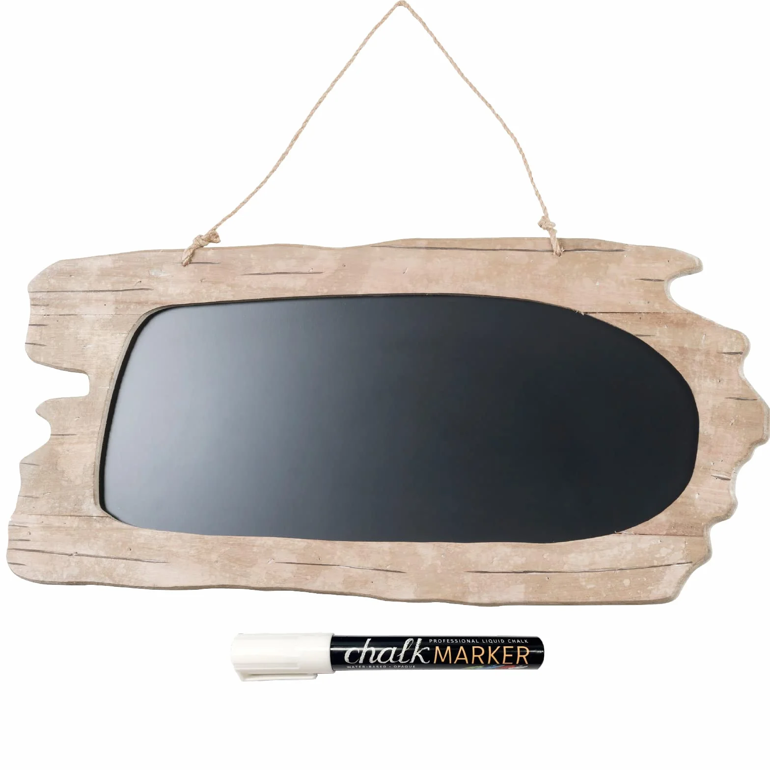 Excello Global Products Rustykalny wiszący znak tablicowy z drewna stodoły, 84 cm x 35 cm - EGP-HD-0005