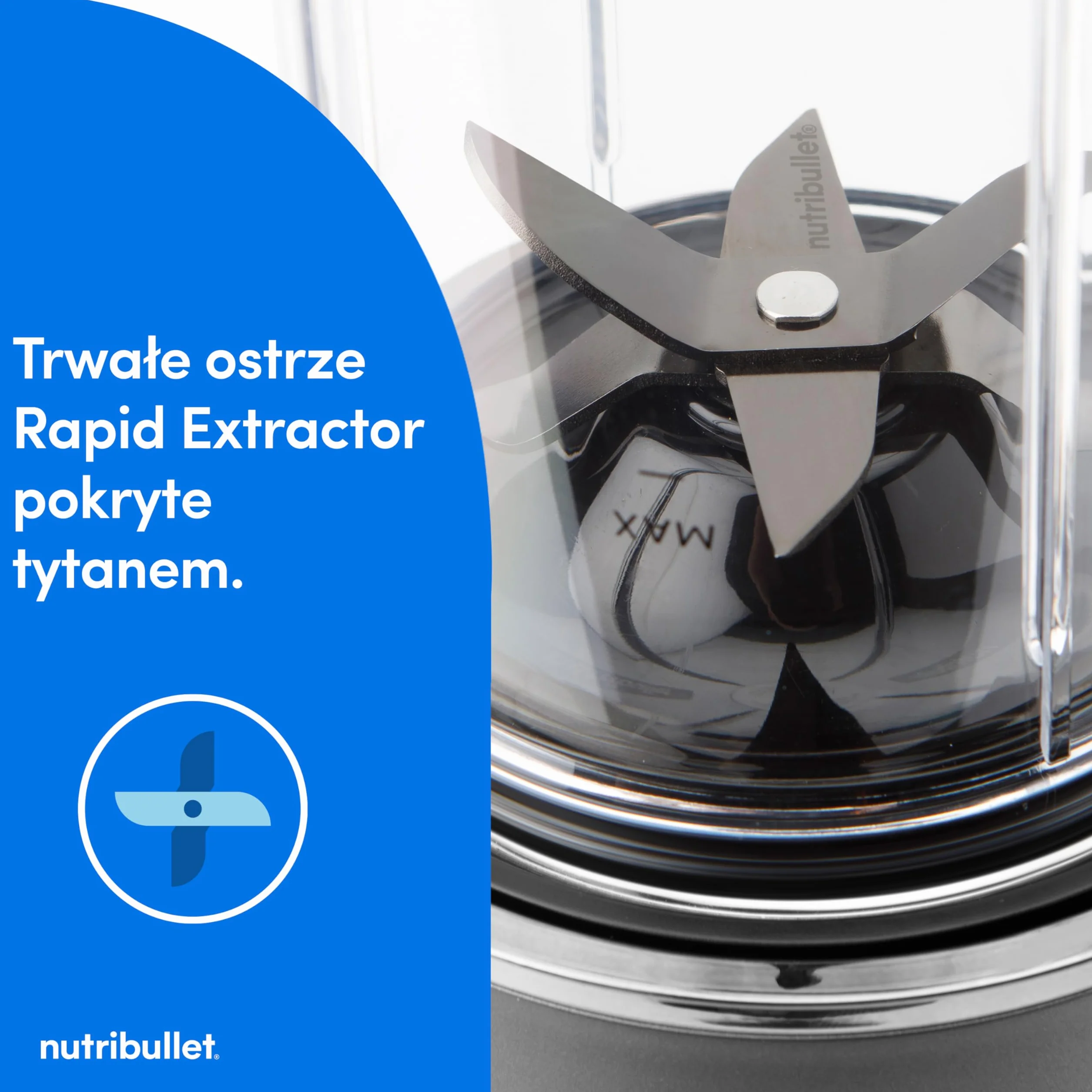 Nutribullet 1000 Blender Elektryczny Wielofunkcyjny 1000 W 900 Ml Tritan Renew
