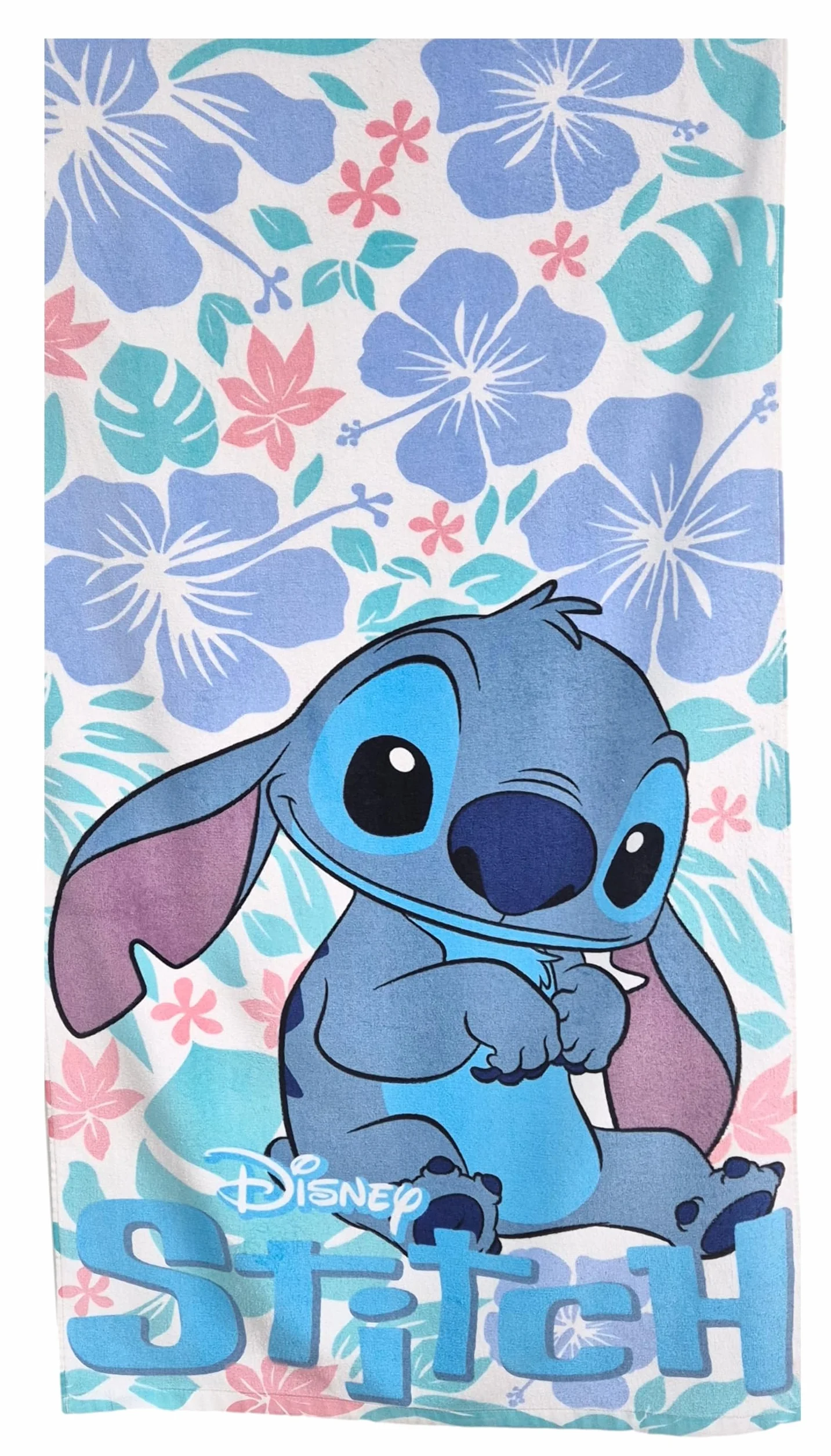 Theonoi Disney Lilo und Stitch dziecięcy ręcznik kąpielowy, ręcznik plażowy, 70 x 140 cm, 100% bawełna, dla chłopców i dziewczynek – standard Öko-Tex