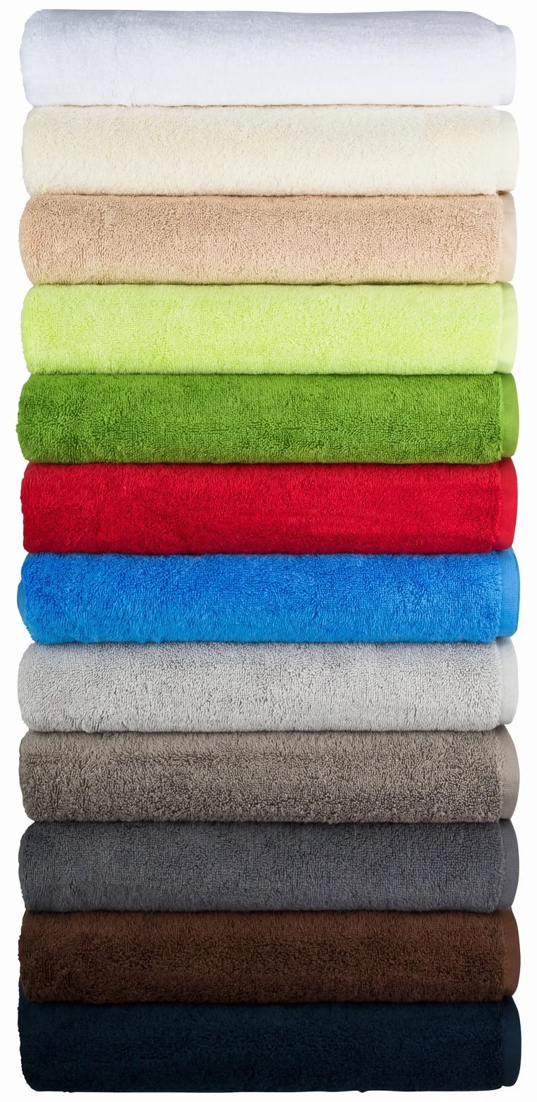 Ręczniki kąpielowe 70x140 Luxury-Line 630 g/m² zielony Zestaw 2 szt.